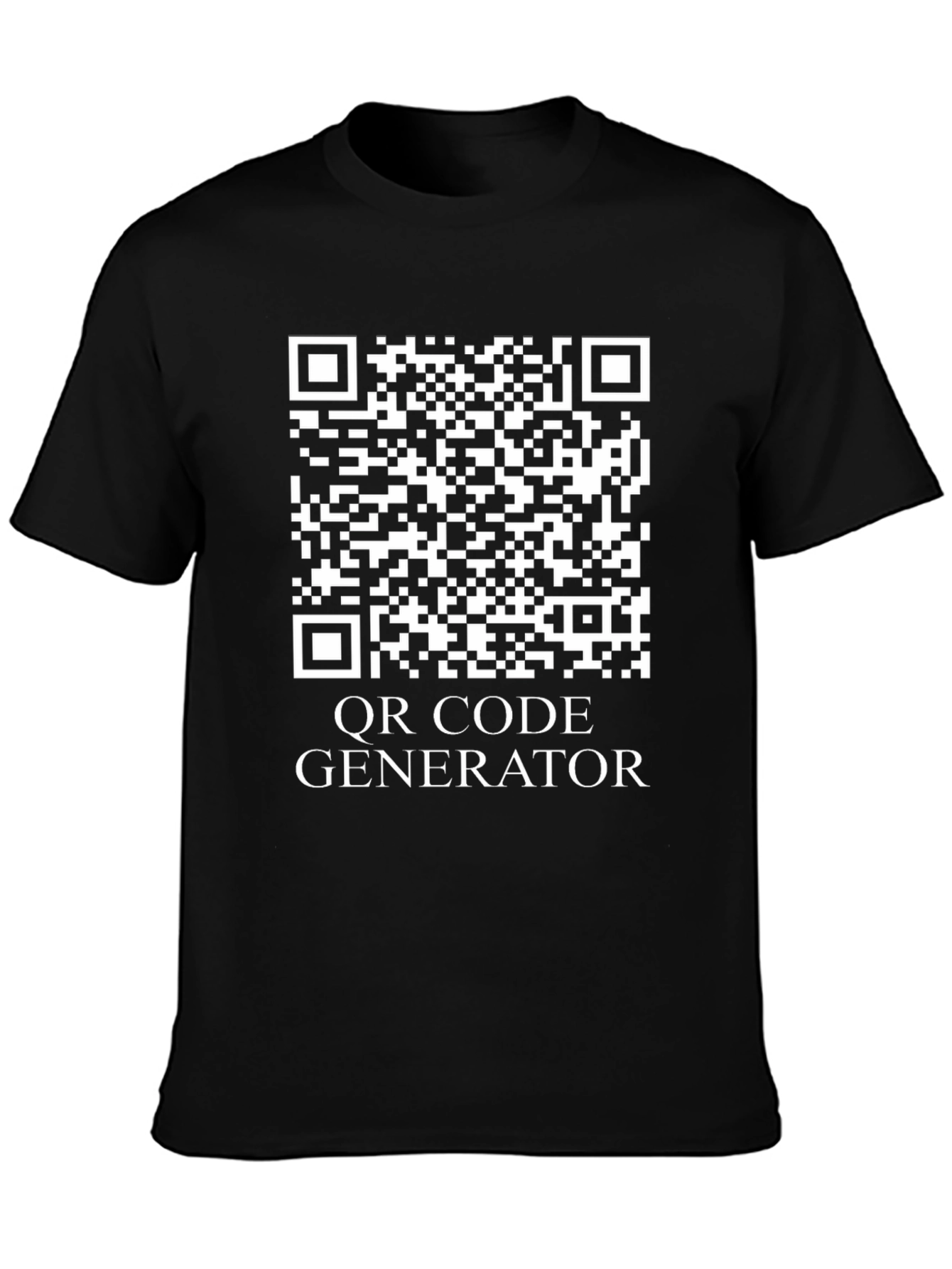 QR Code Generator Tee - Scan Me!