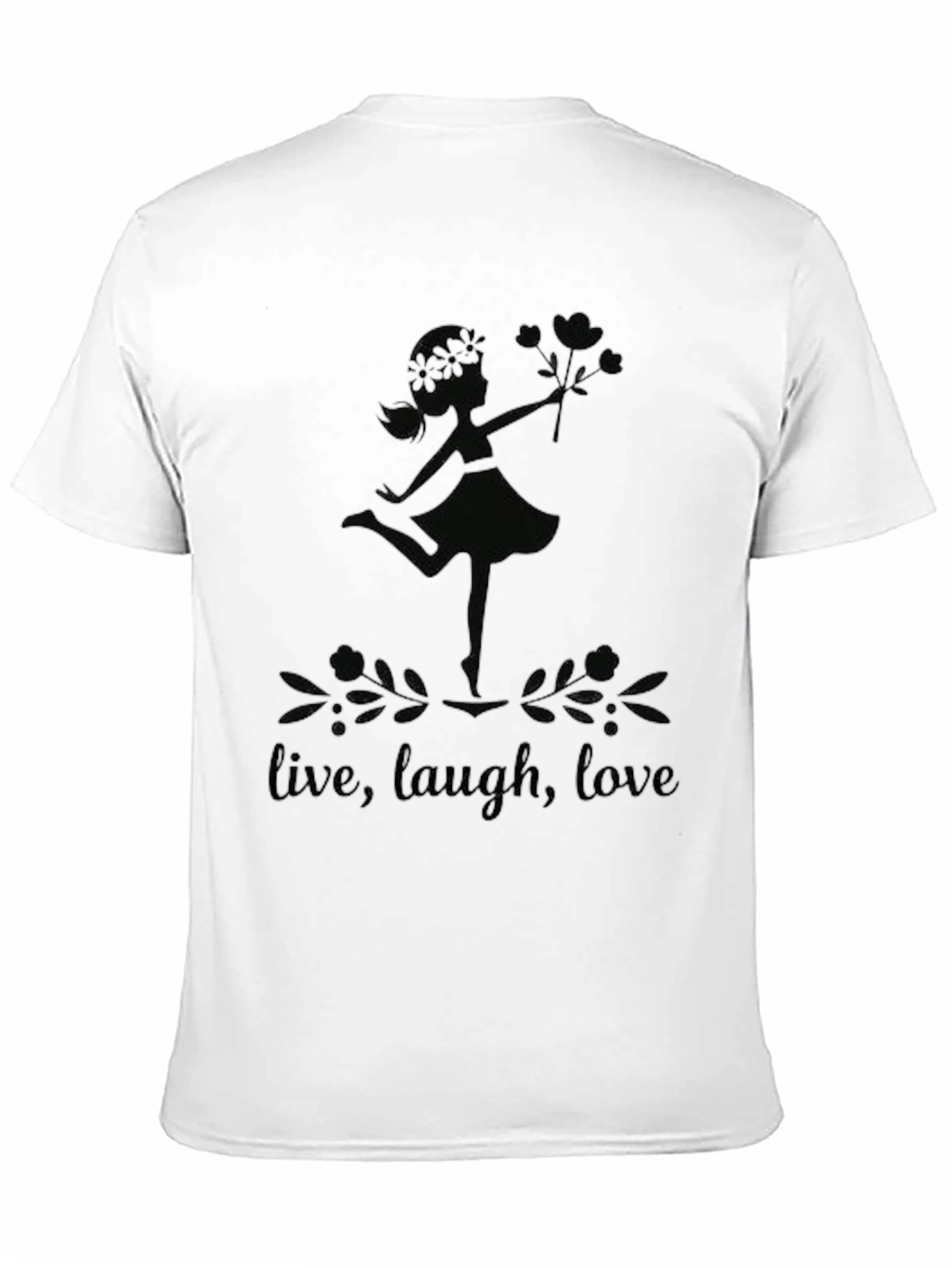Live Laugh Love Graphic Tee - Womens Design