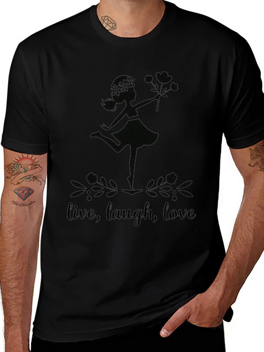 Live Laugh Love Graphic Tee - Womens Design