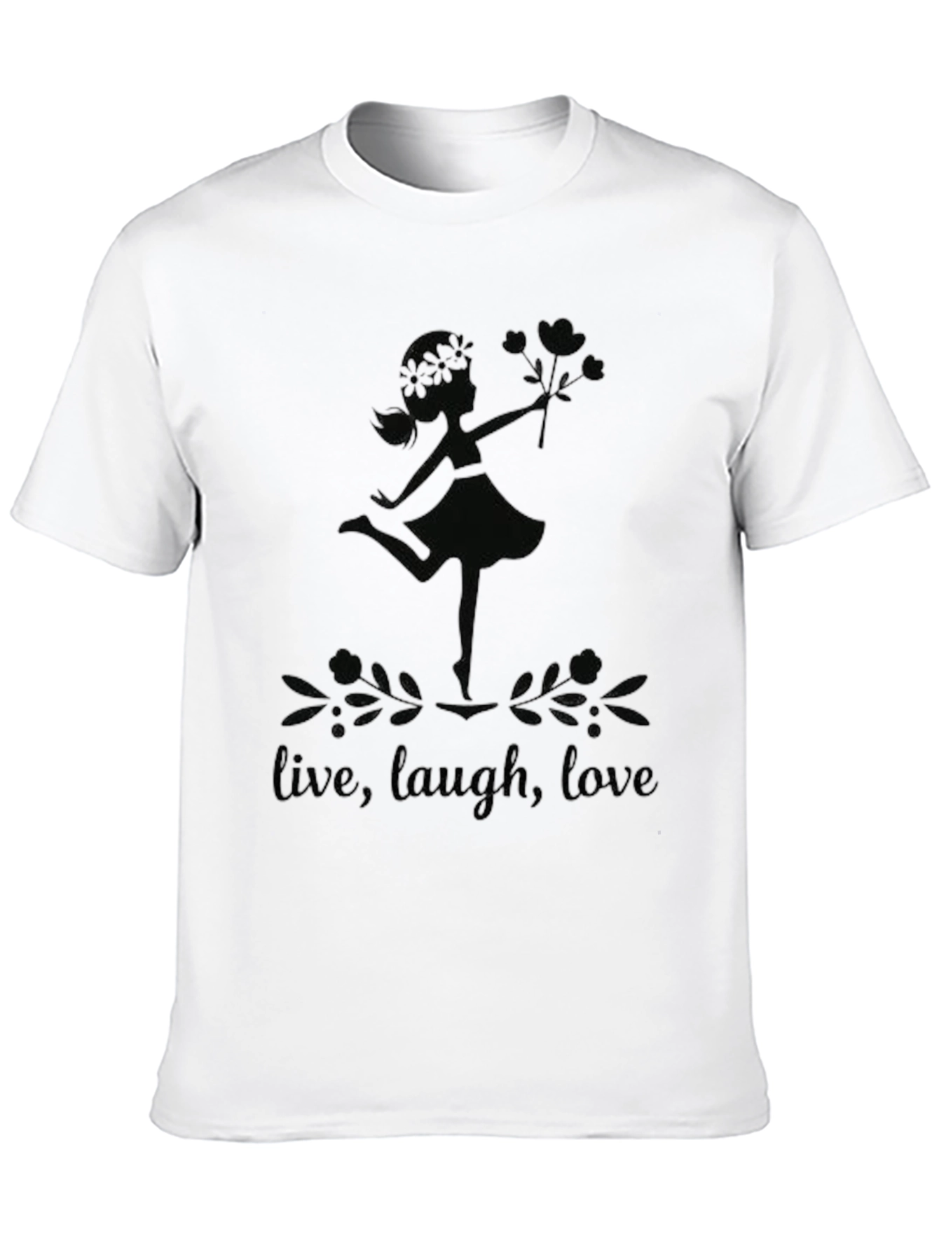 Live Laugh Love Graphic Tee - Womens Design