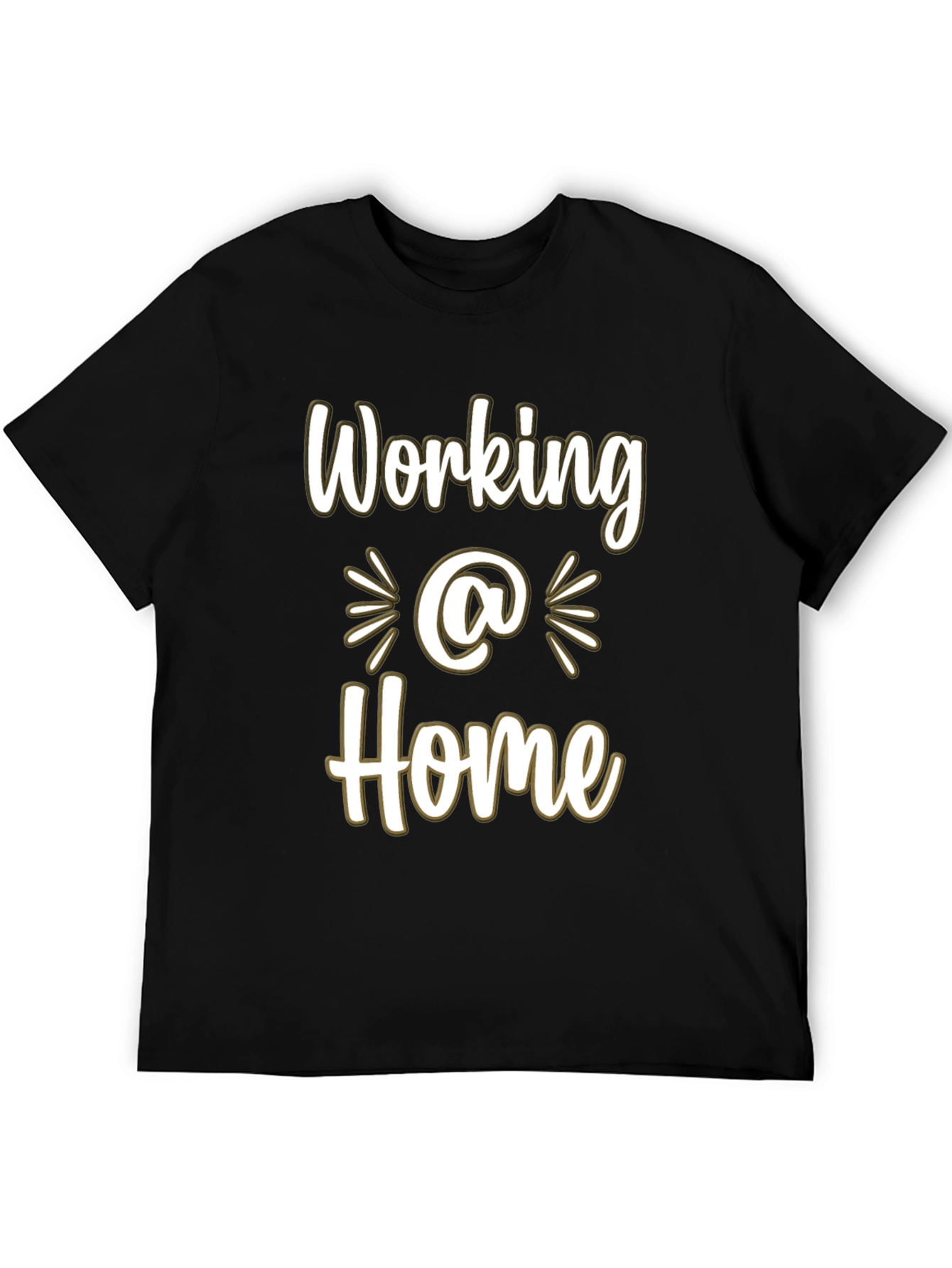 Working @ Home Black Tee