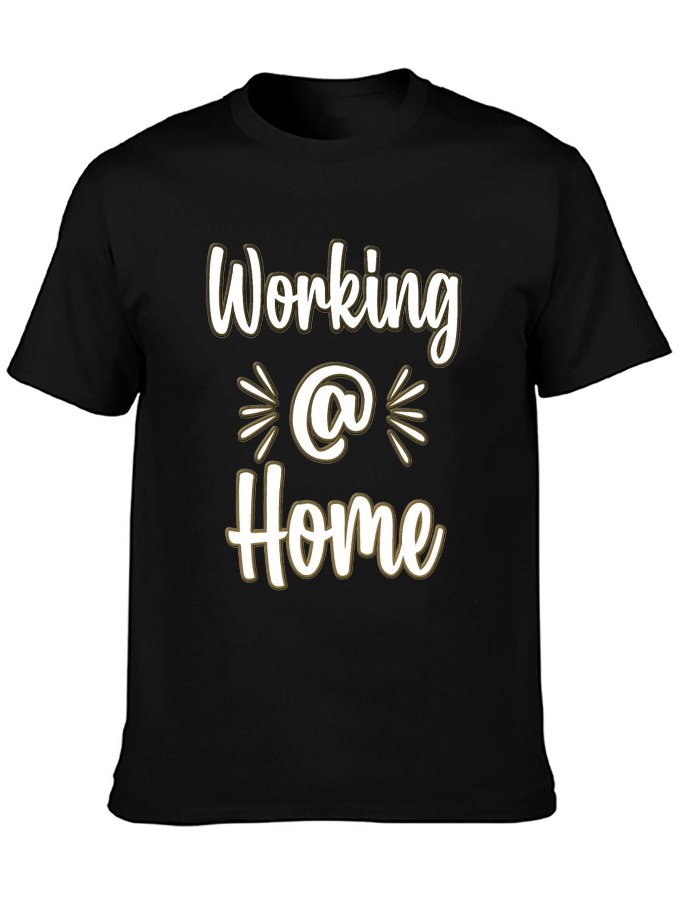 Working @ Home Black Tee