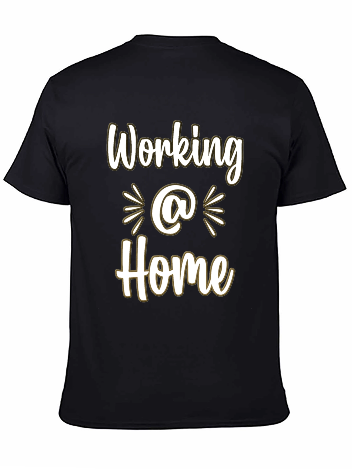 Working @ Home Black Tee
