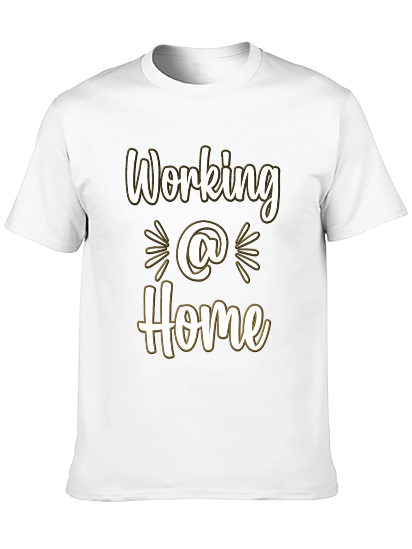 Working @ Home Black Tee