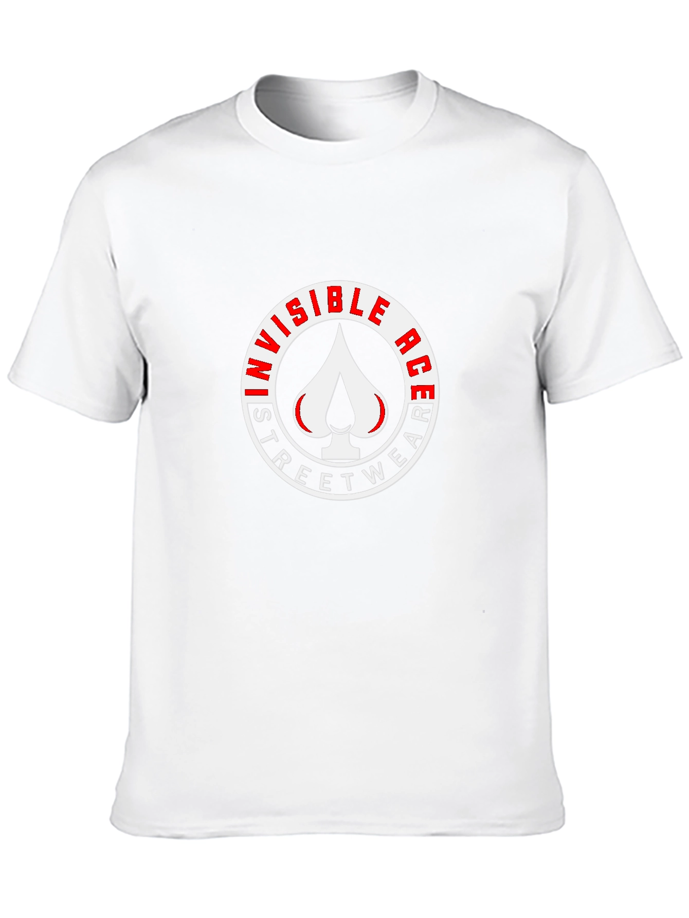 Invisible Ace Streetwear Graphic Tee - Black