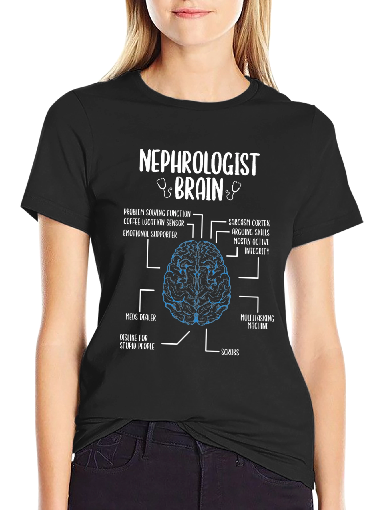 Nephrologist Brain Anatomy T-Shirt