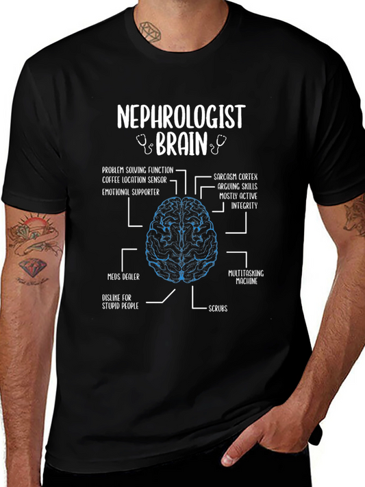 Nephrologist Brain Anatomy T-Shirt