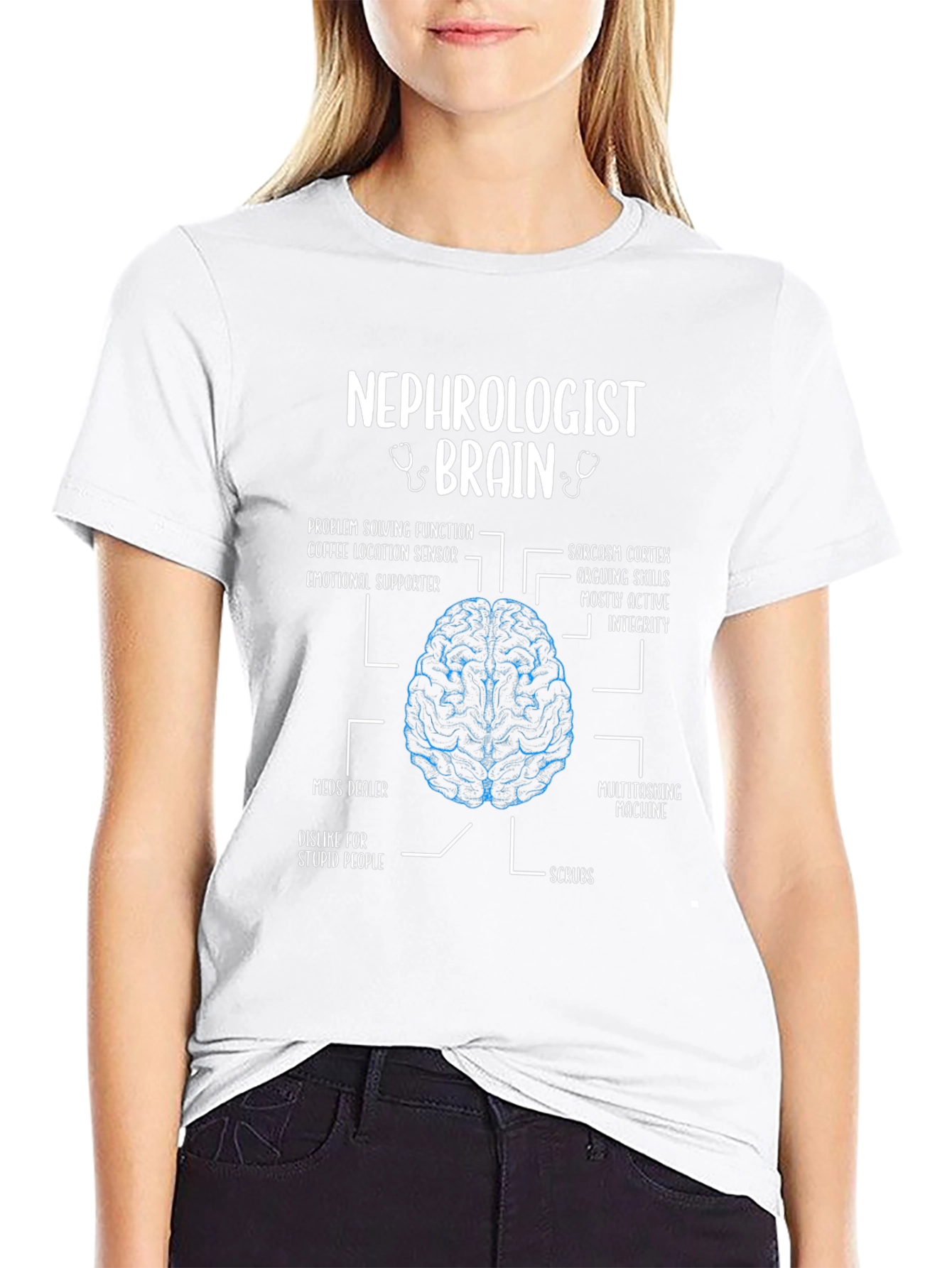 Nephrologist Brain Anatomy T-Shirt