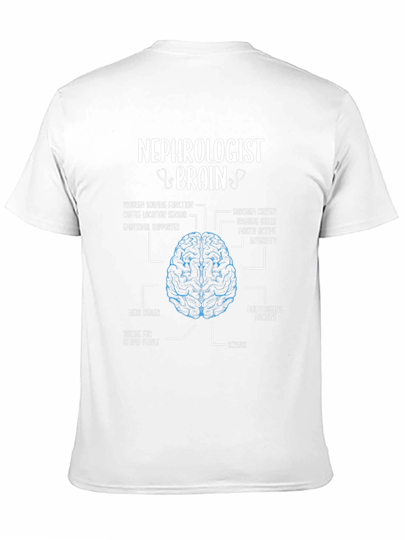 Nephrologist Brain Anatomy T-Shirt