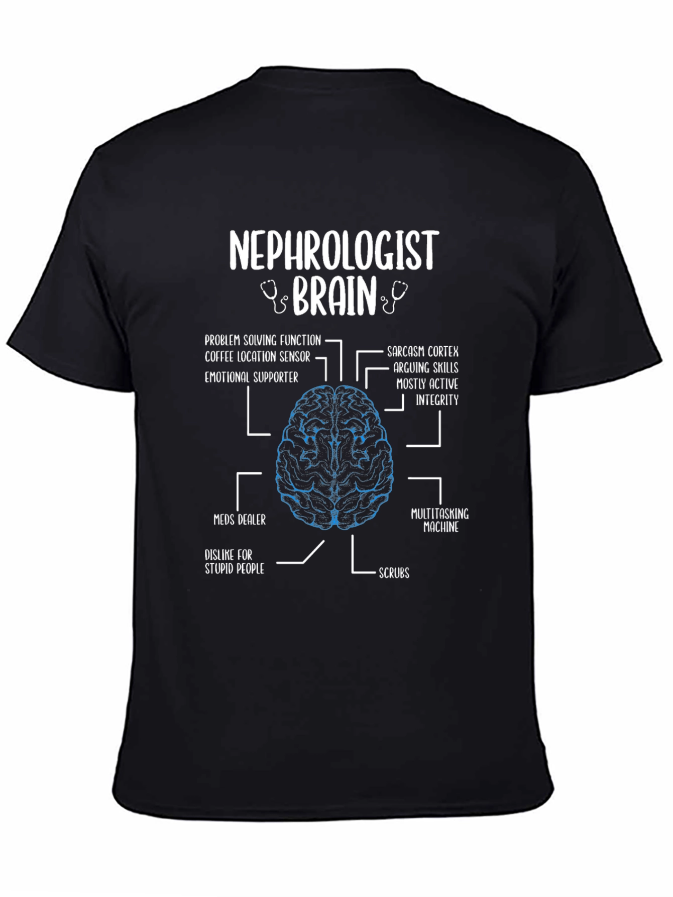 Nephrologist Brain Anatomy T-Shirt