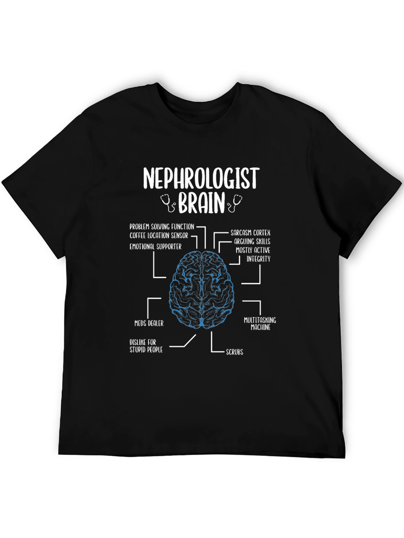 Nephrologist Brain Anatomy T-Shirt