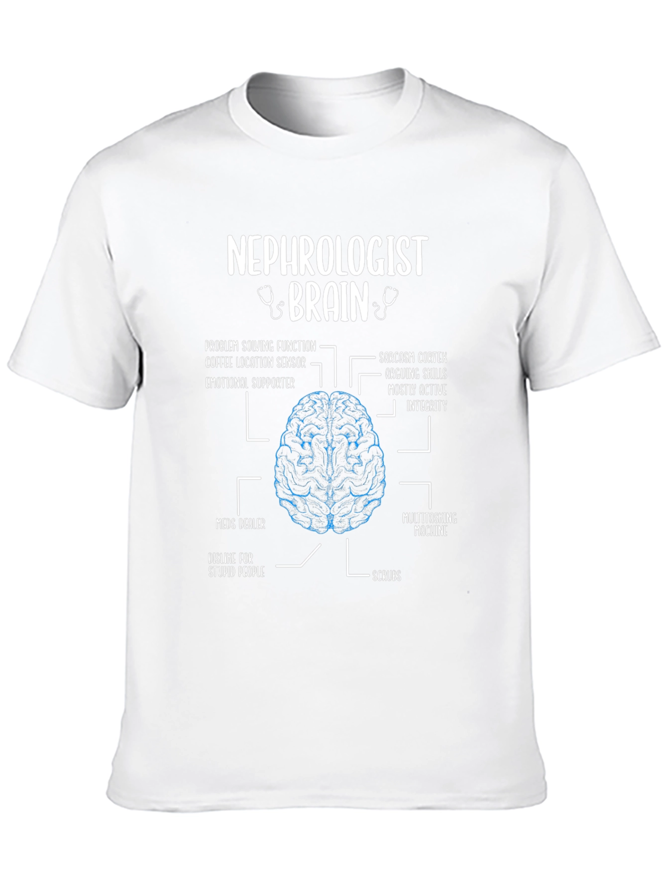 Nephrologist Brain Anatomy T-Shirt