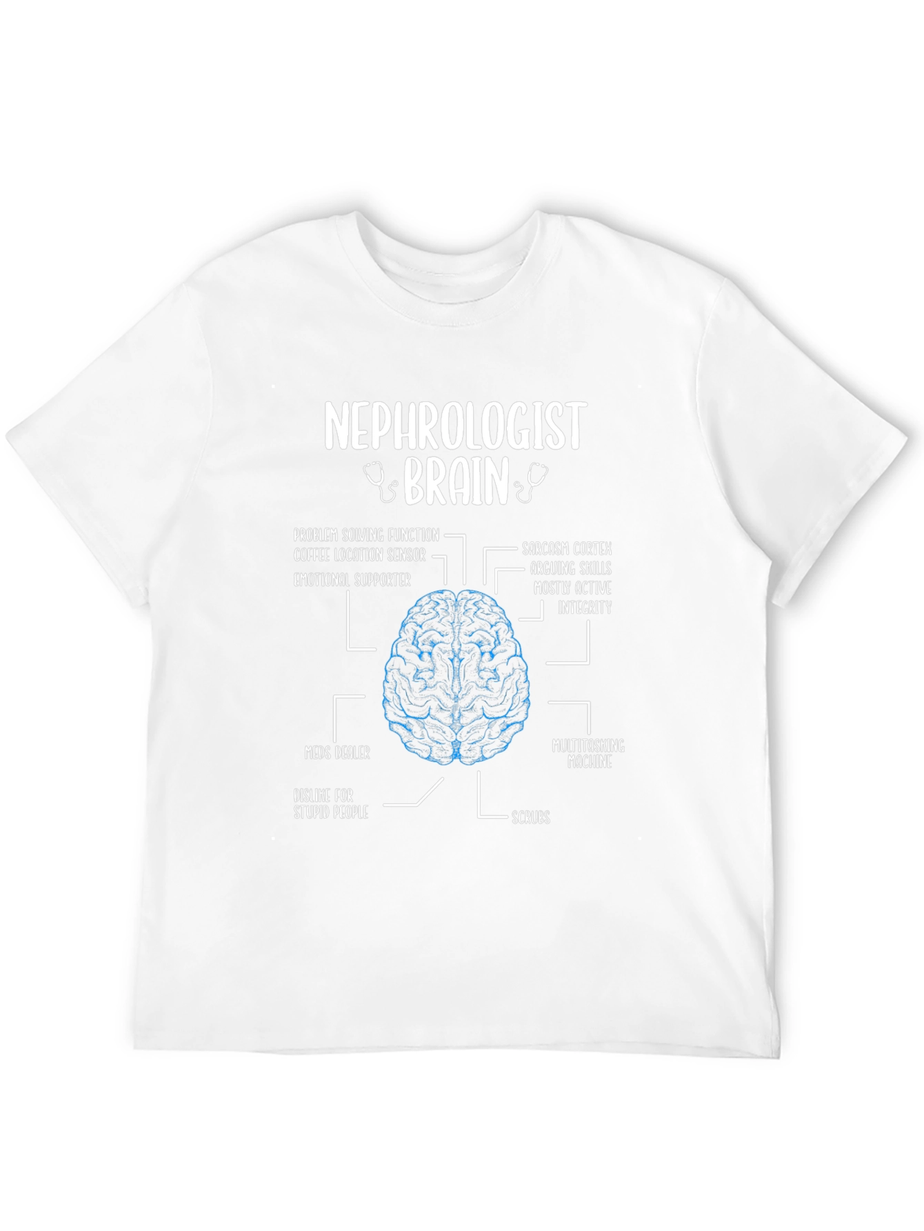 Nephrologist Brain Anatomy T-Shirt