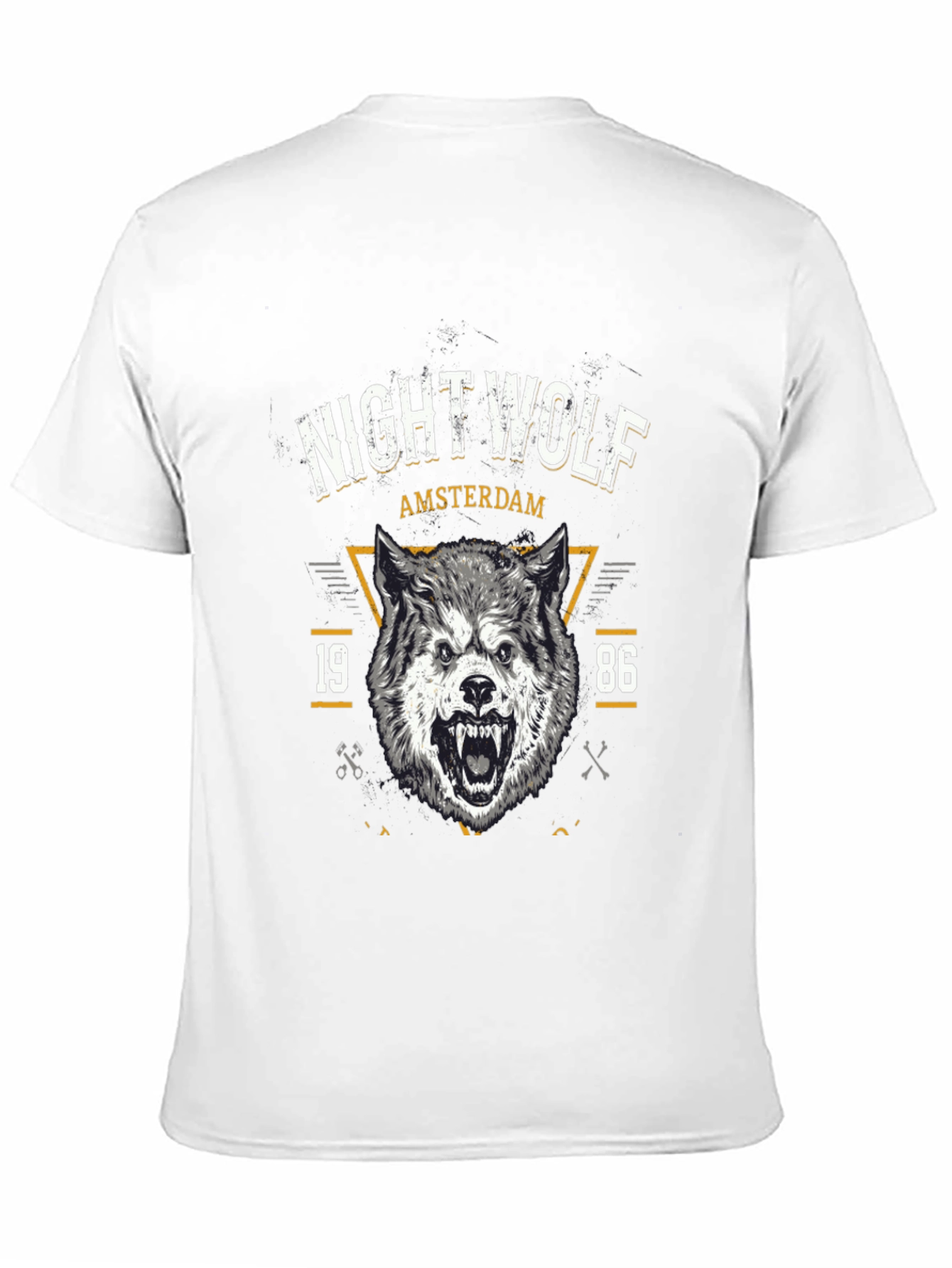 Night Wolf Amsterdam Graphic T-Shirt