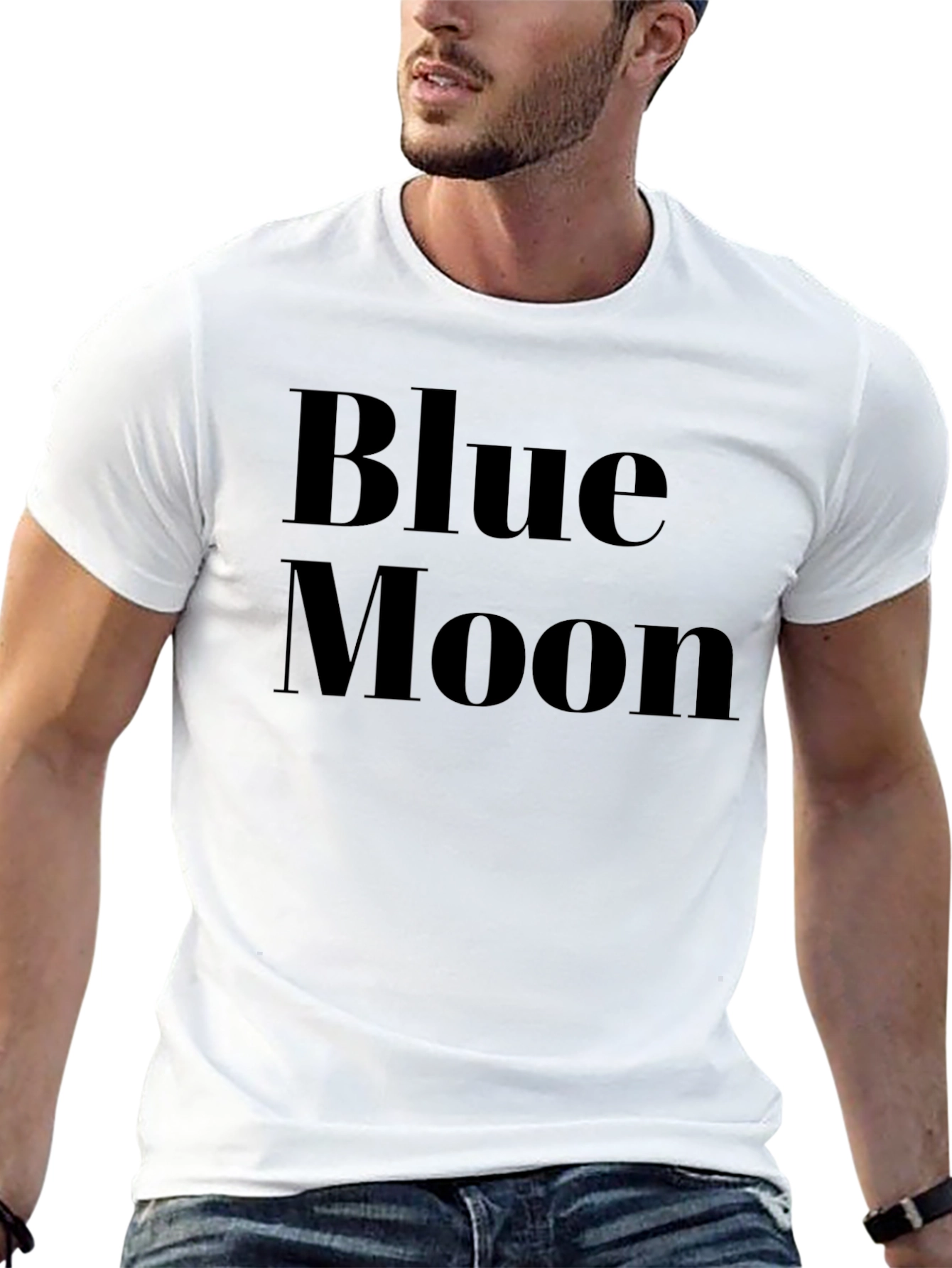 Blue Moon Graphic Tee - Classic Comfort