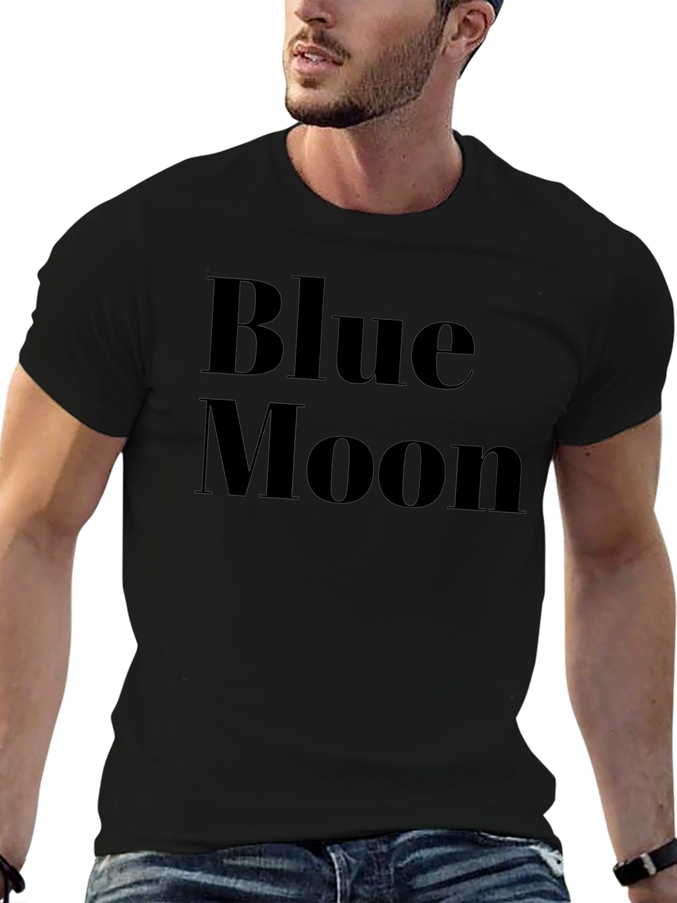Blue Moon Graphic Tee - Classic Comfort