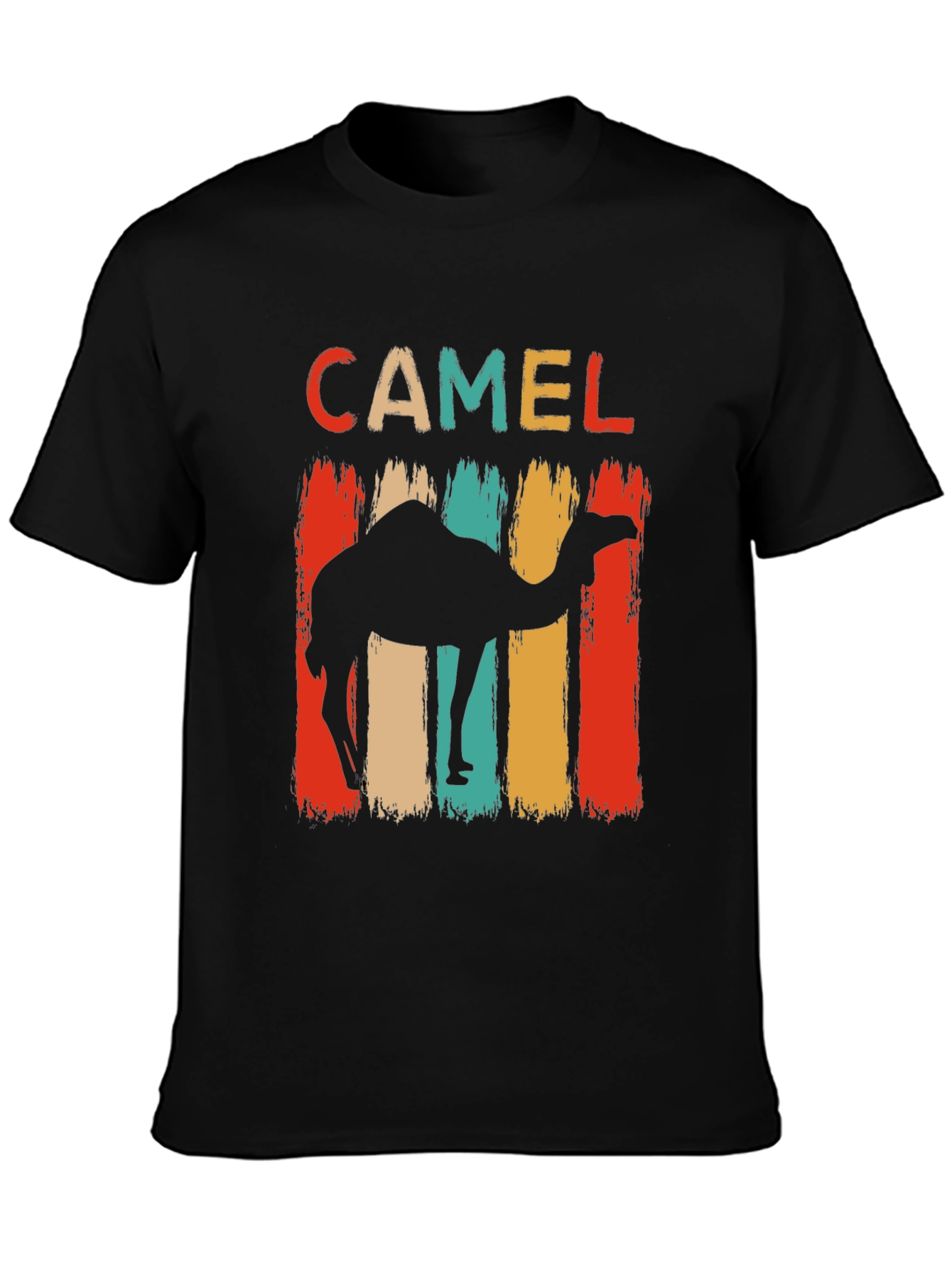 Retro Camel Graphic T-Shirt - Desert Vibes