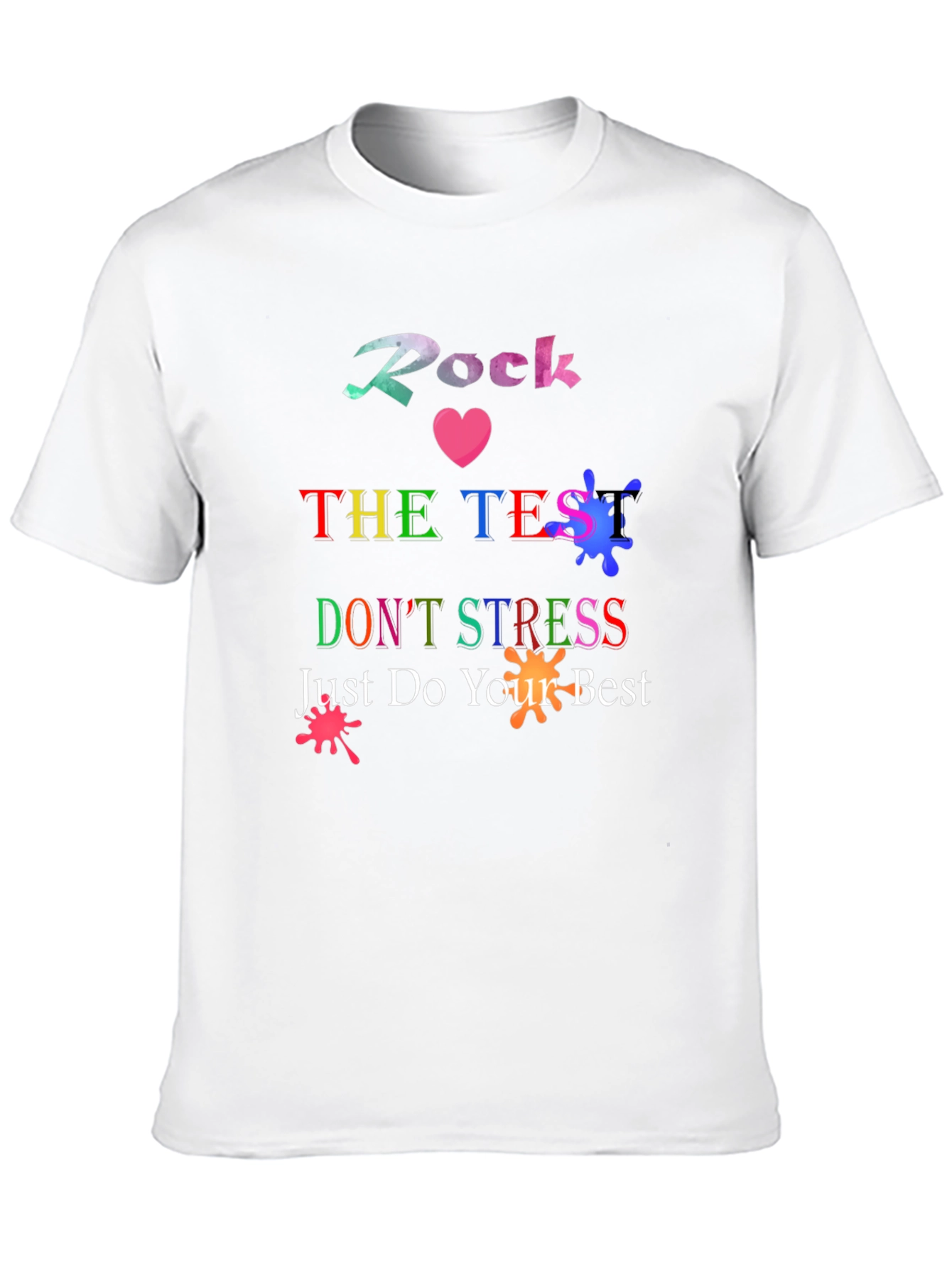 Rock The Test T-Shirt - Motivational School Tee