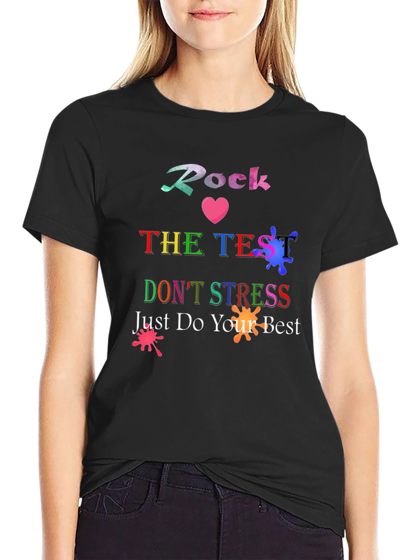 Rock The Test T-Shirt - Motivational School Tee