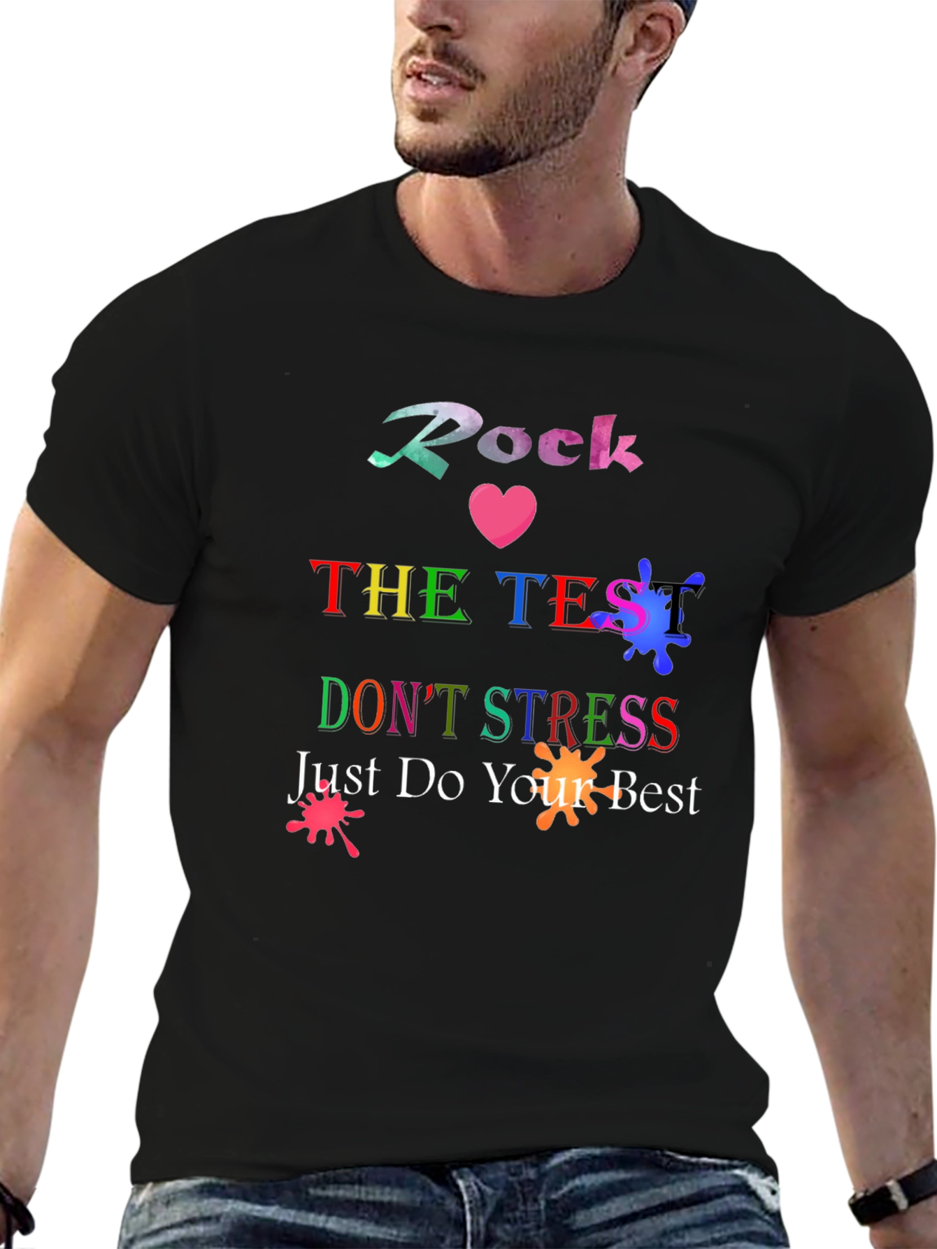 Rock The Test T-Shirt - Motivational School Tee