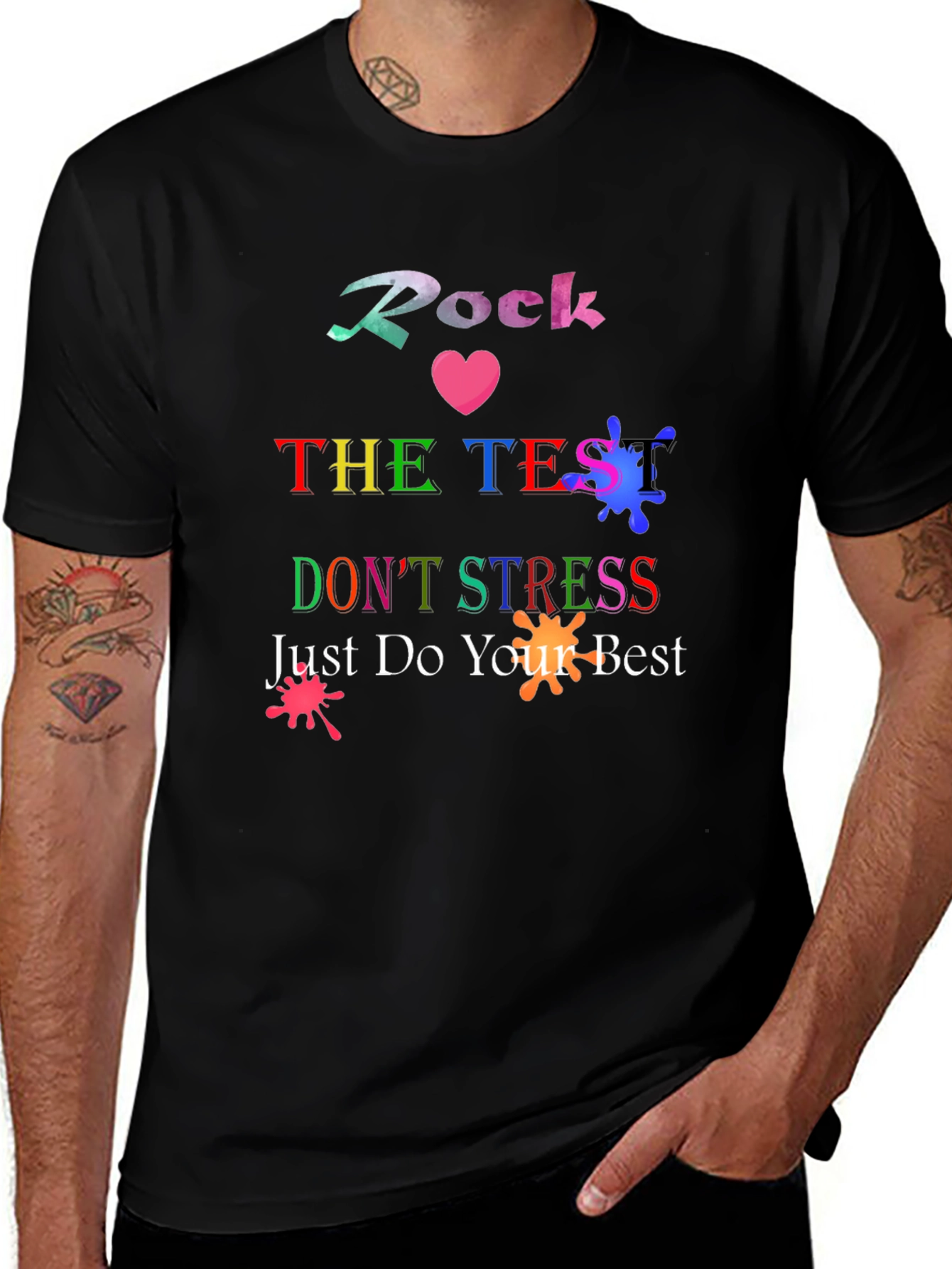 Rock The Test T-Shirt - Motivational School Tee