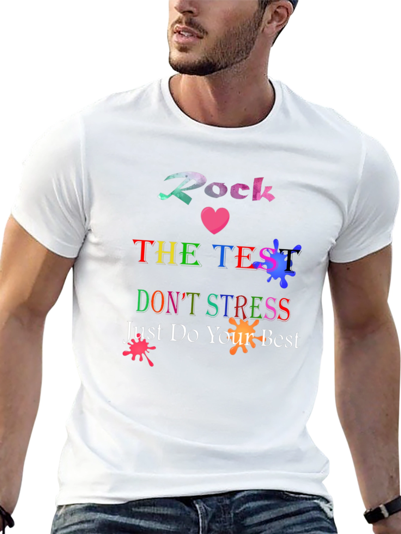 Rock The Test T-Shirt - Motivational School Tee