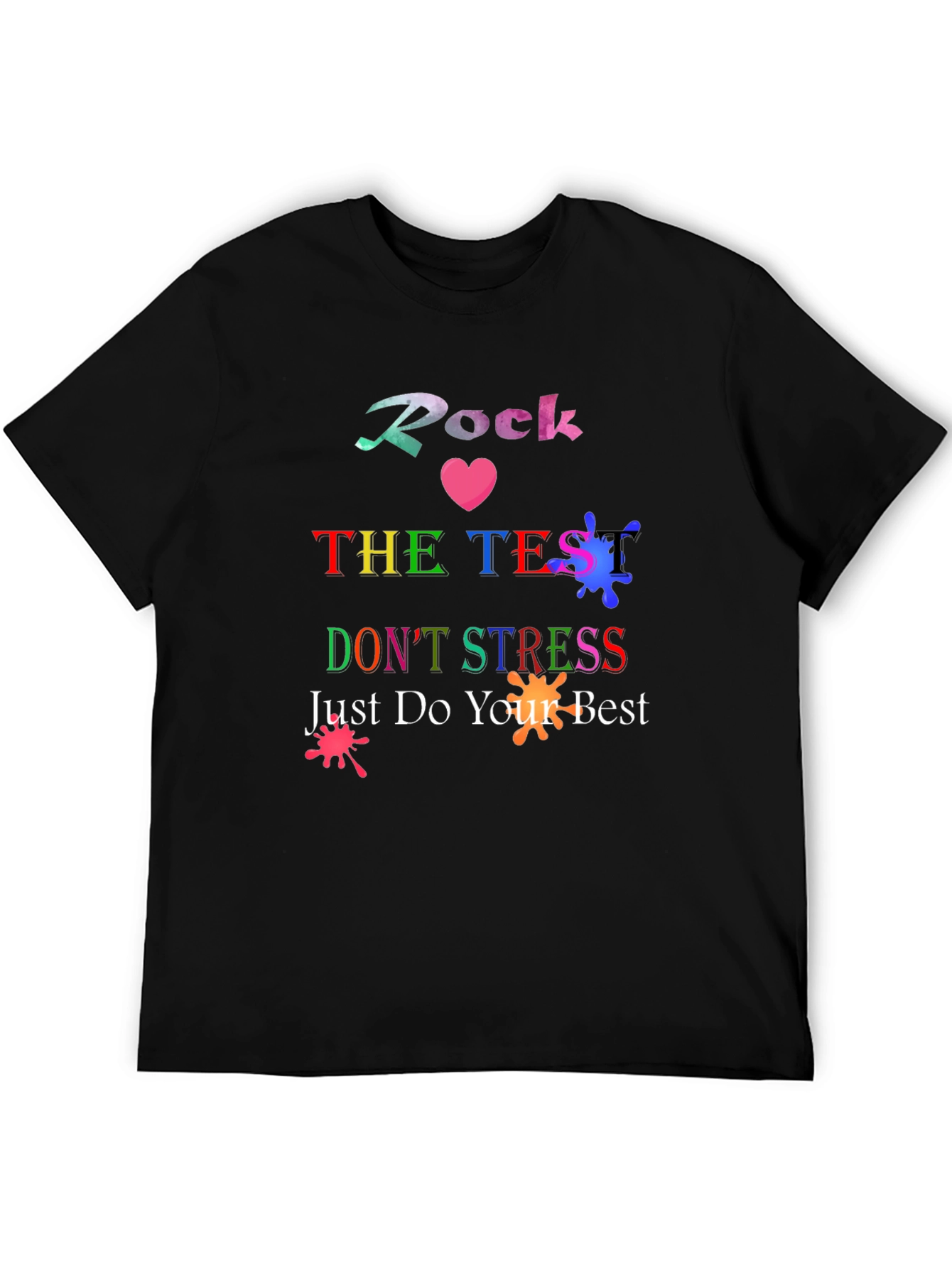 Rock The Test T-Shirt - Motivational School Tee