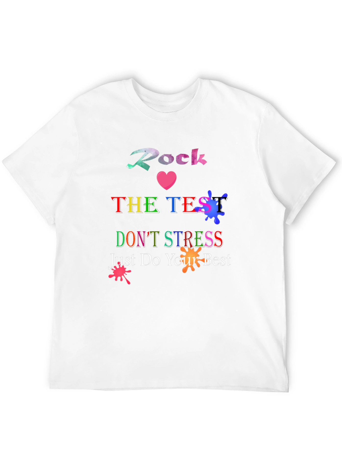 Rock The Test T-Shirt - Motivational School Tee