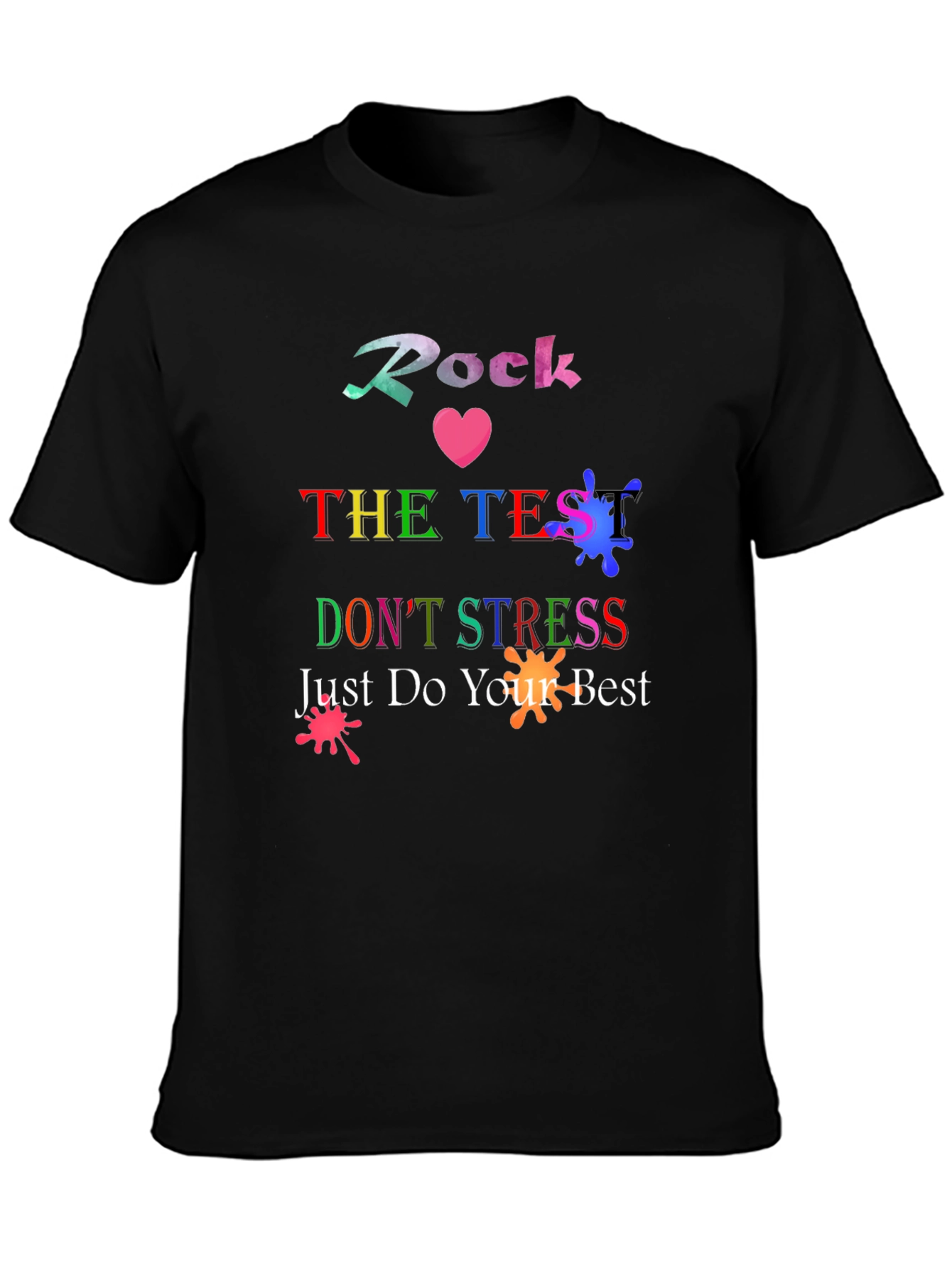 Rock The Test T-Shirt - Motivational School Tee