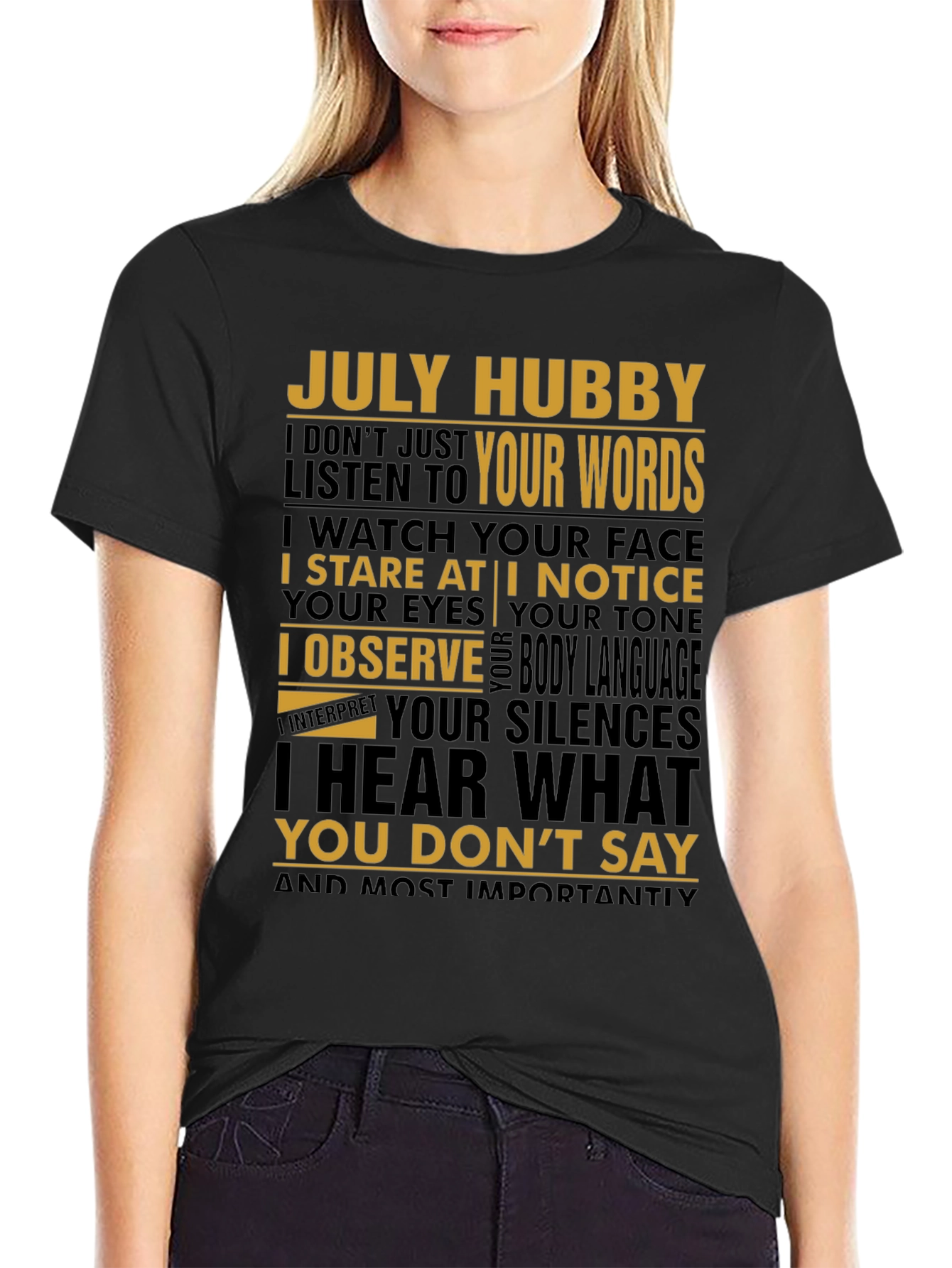 July Hubby Graphic T-Shirt