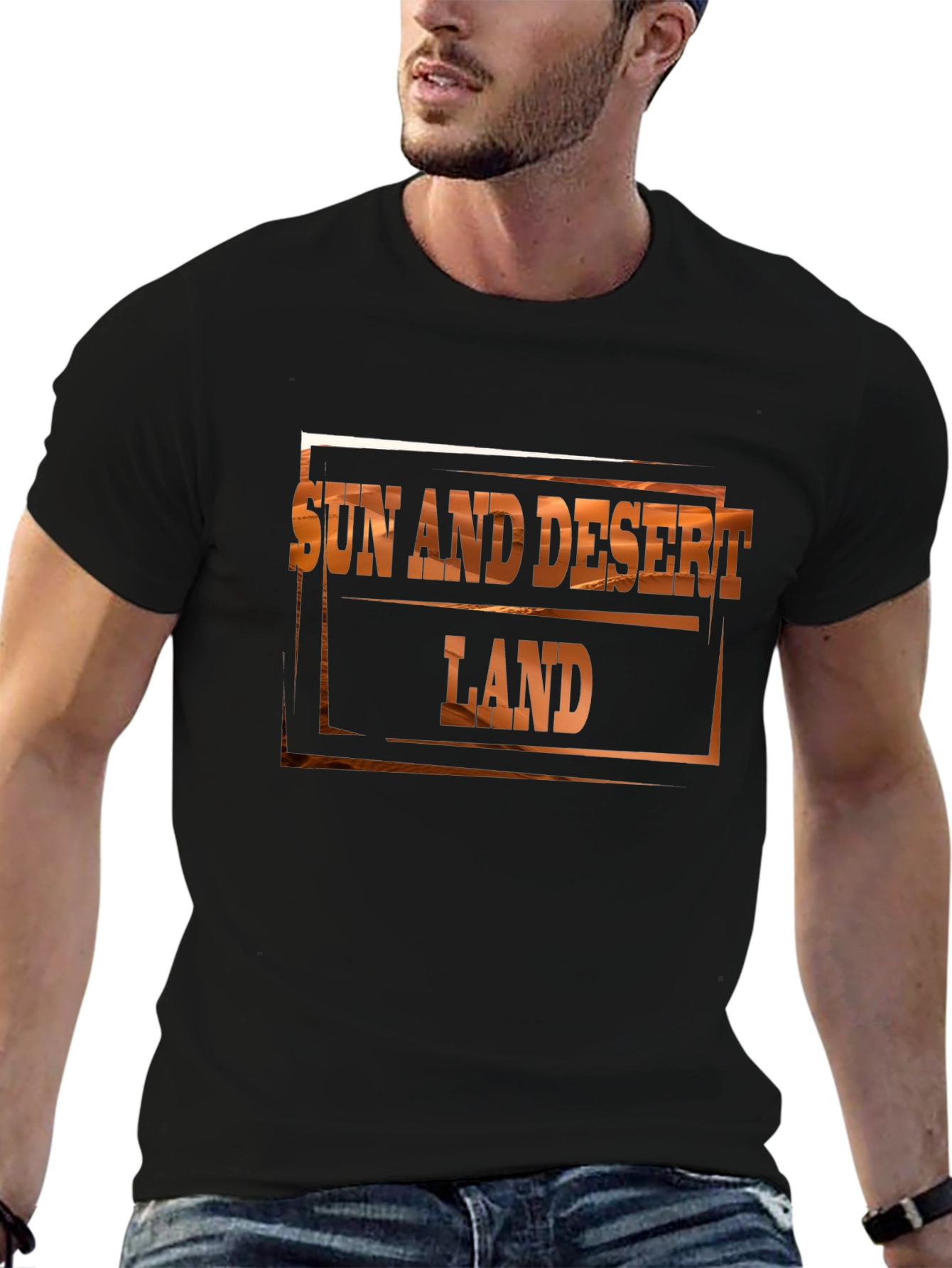 Sun and Desert Land Graphic Tee