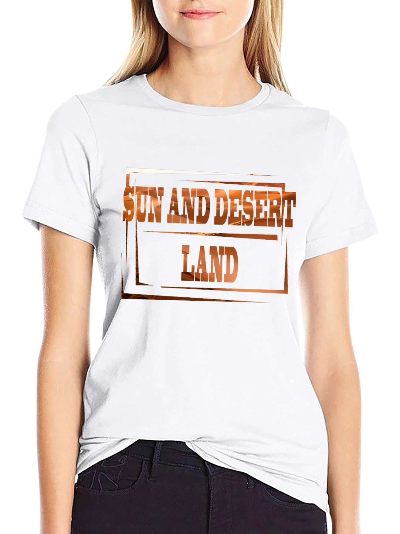 Sun and Desert Land Graphic Tee