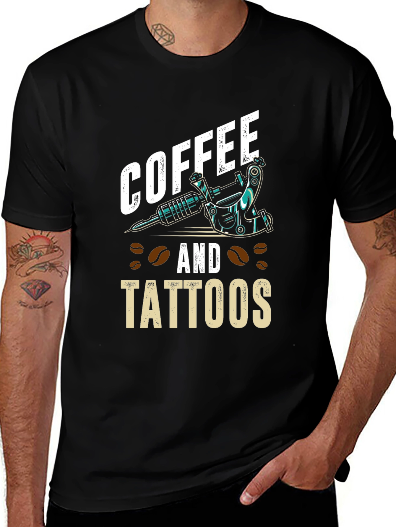 Coffee and Tattoos Graphic T-Shirt