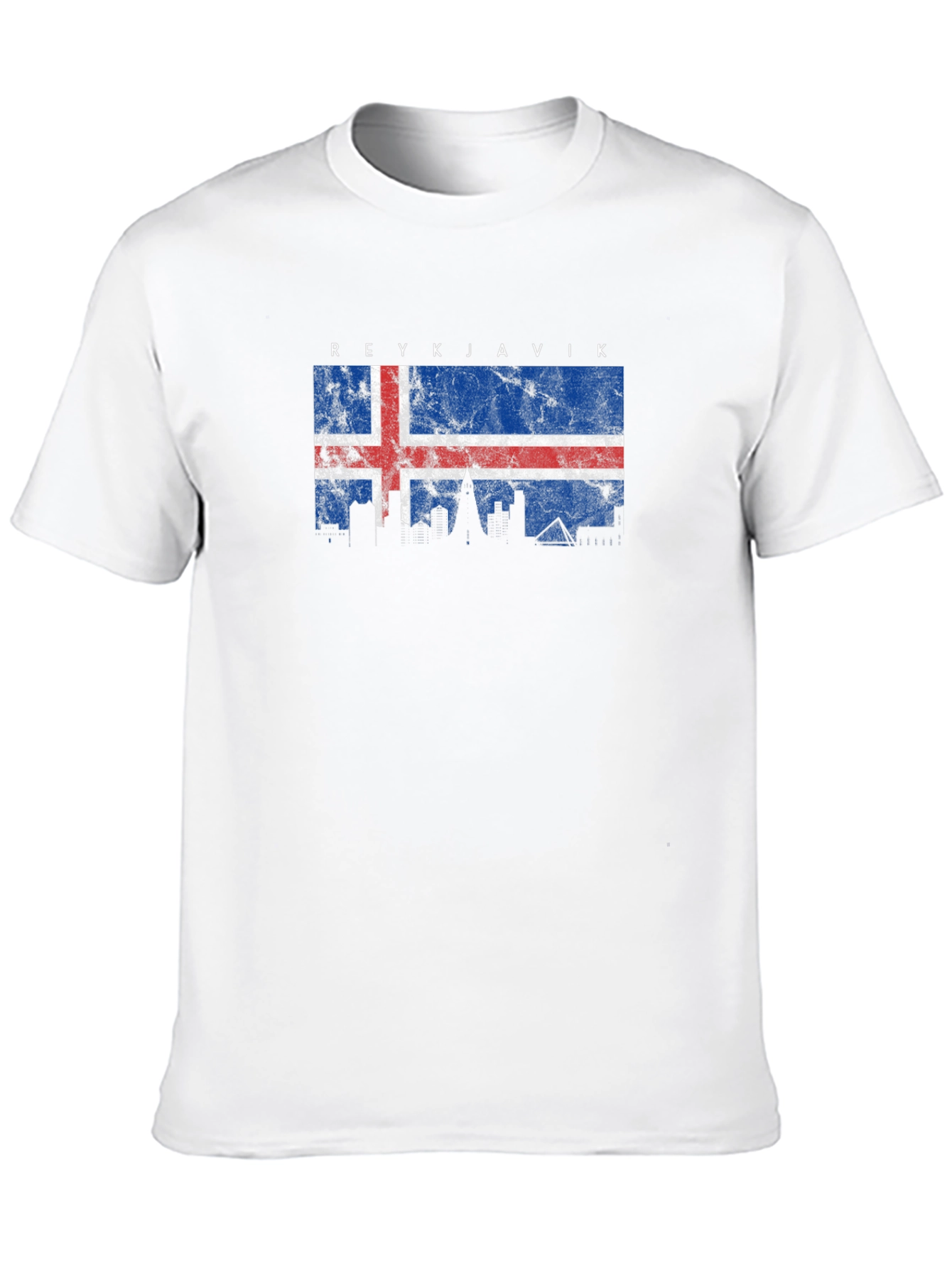 Reykjavik Iceland Flag Graphic T-Shirt