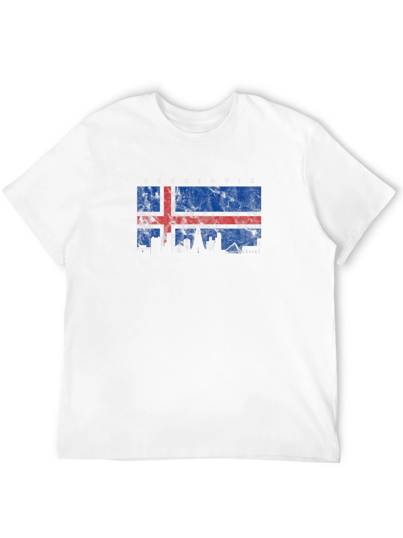 Reykjavik Iceland Flag Graphic T-Shirt