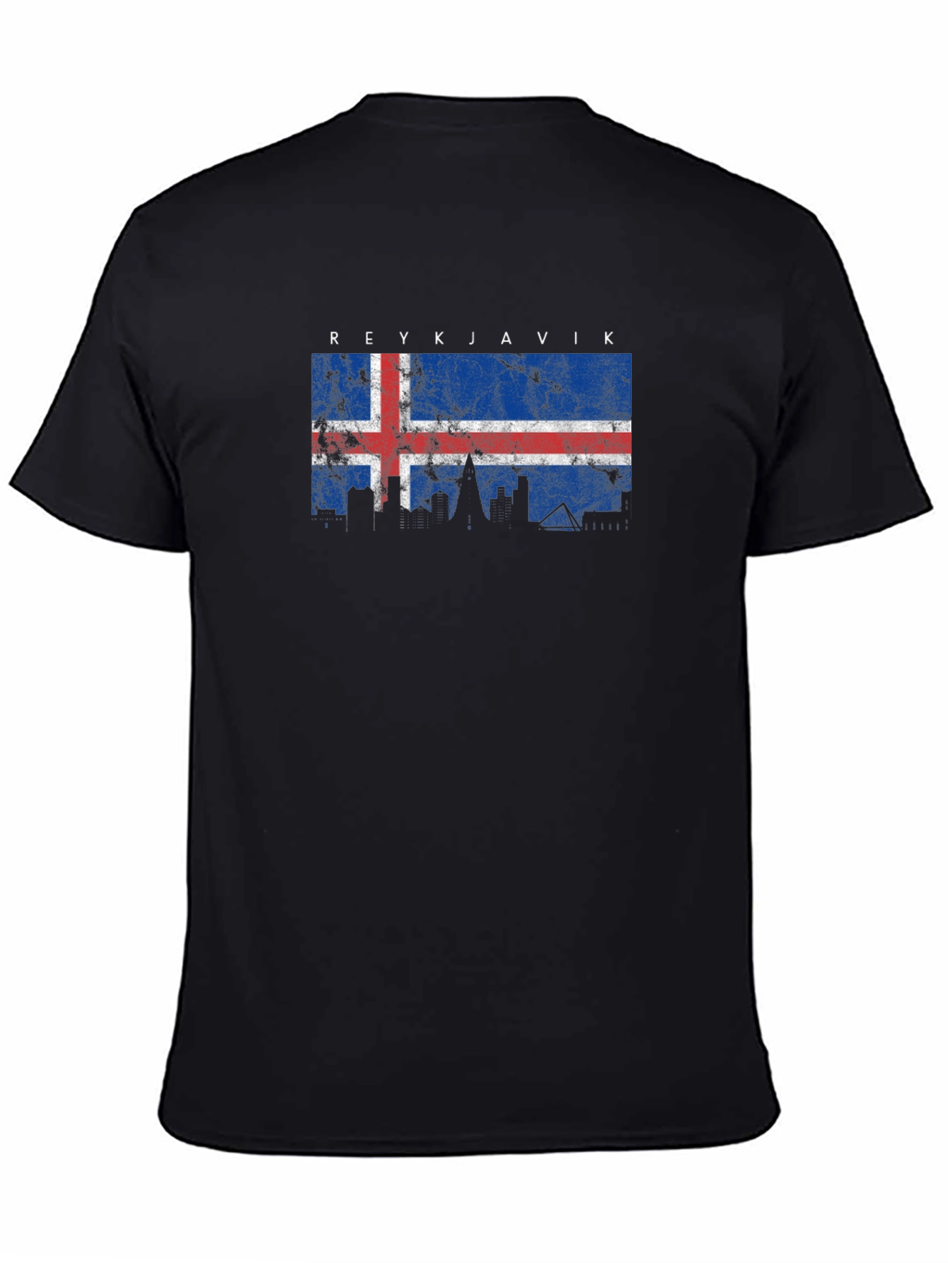 Reykjavik Iceland Flag Graphic T-Shirt