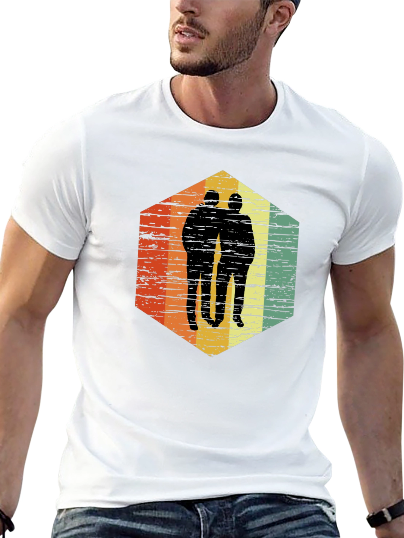 Retro Silhouette Friendship Tee