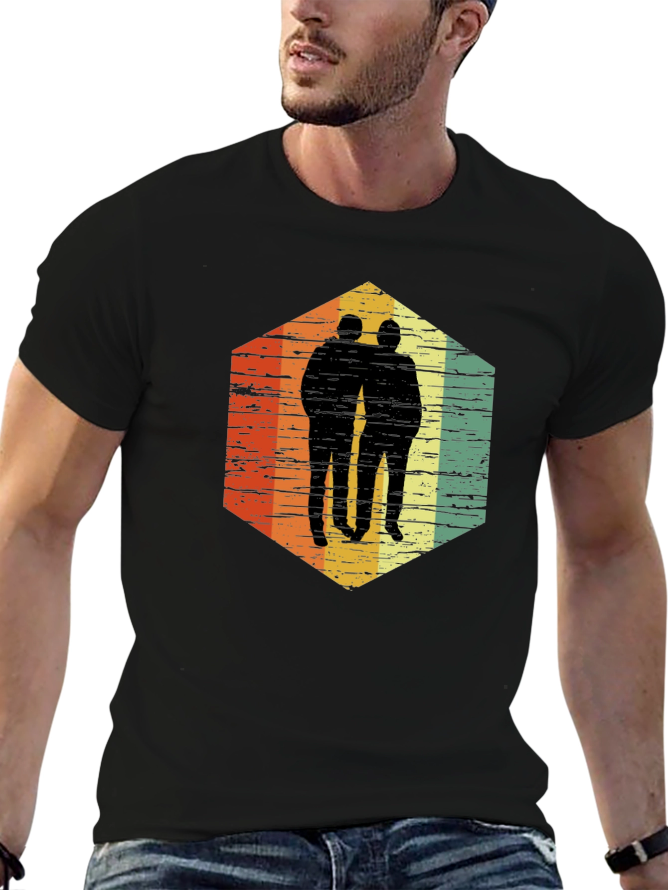 Retro Silhouette Friendship Tee