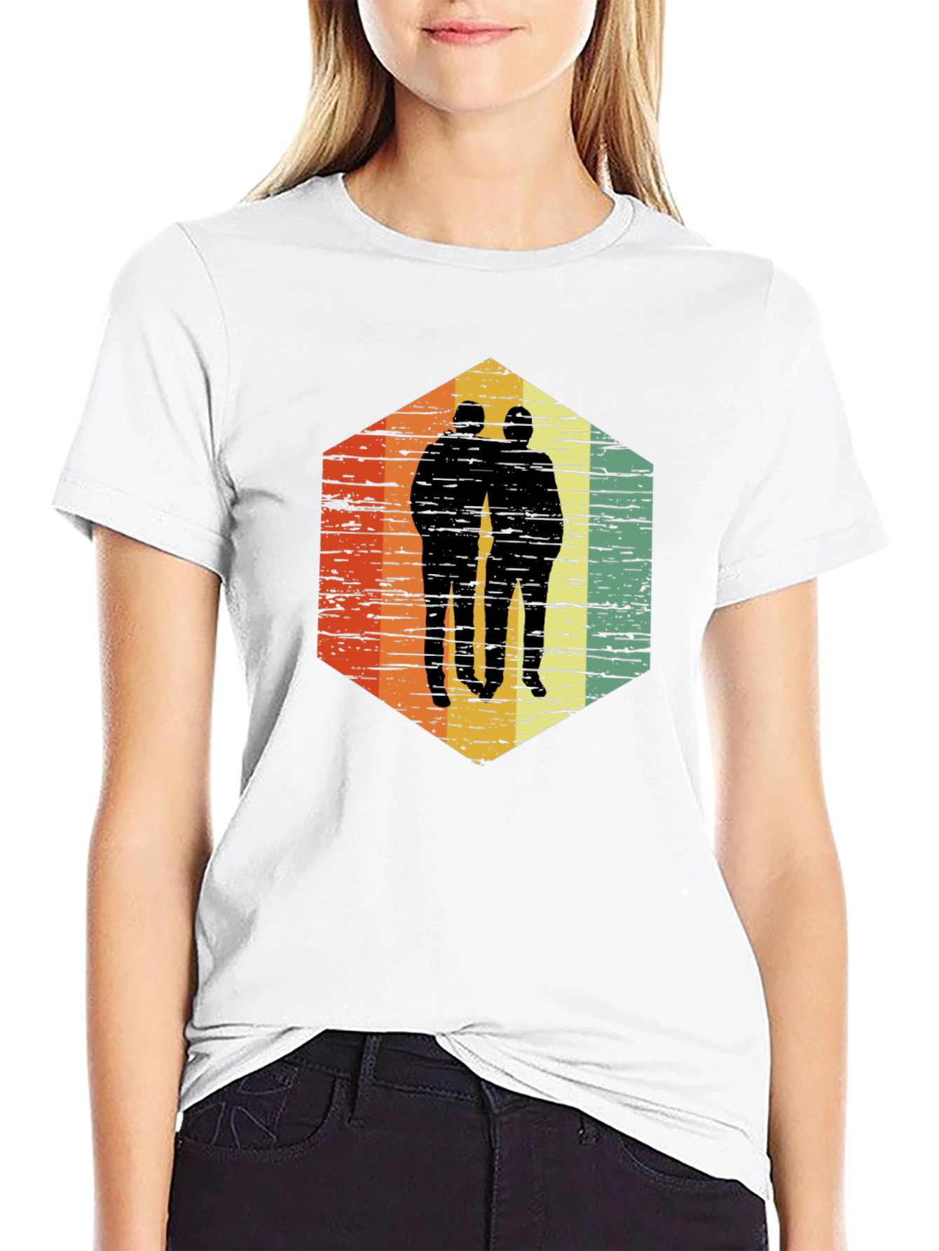 Retro Silhouette Friendship Tee