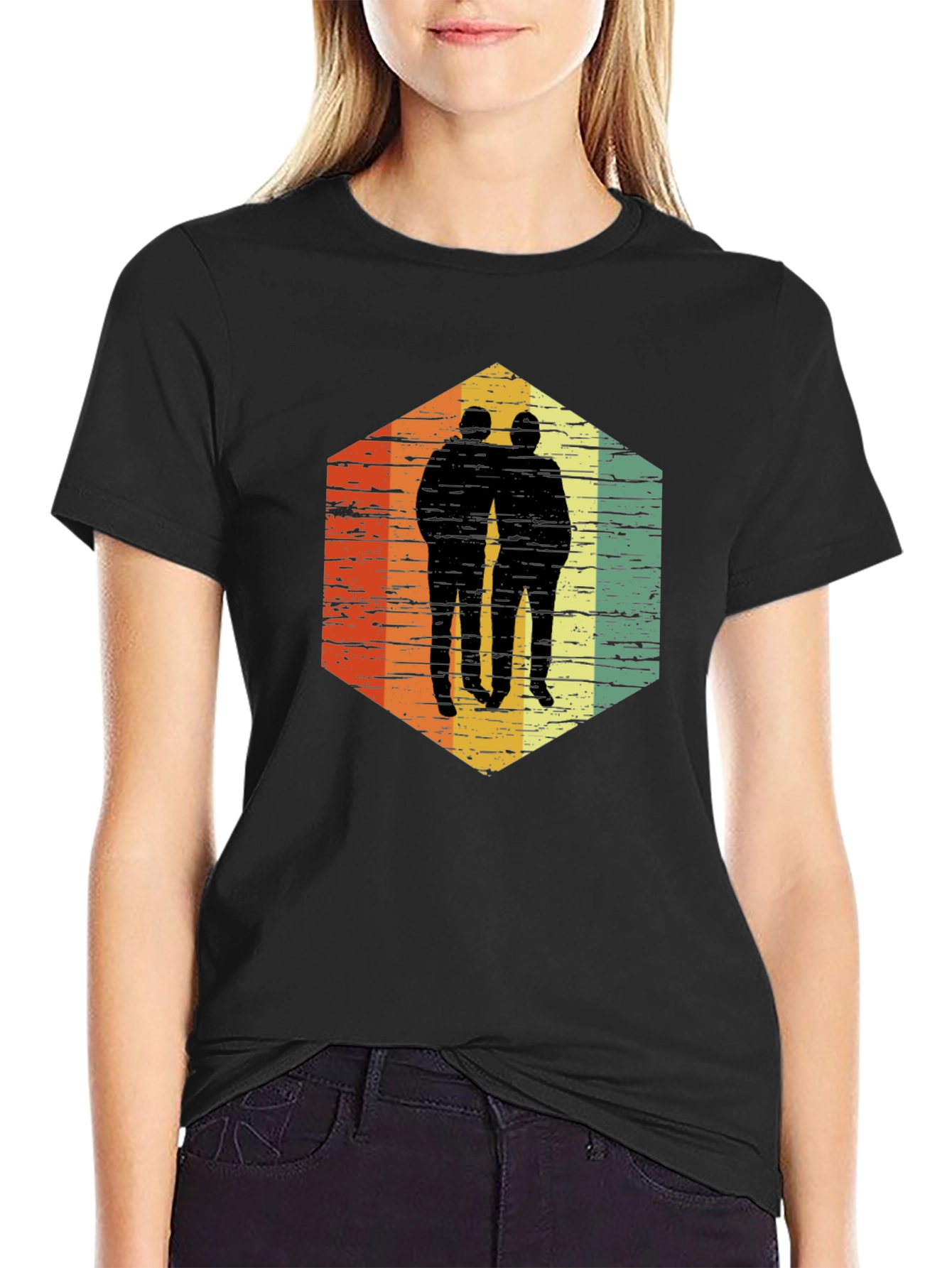 Retro Silhouette Friendship Tee