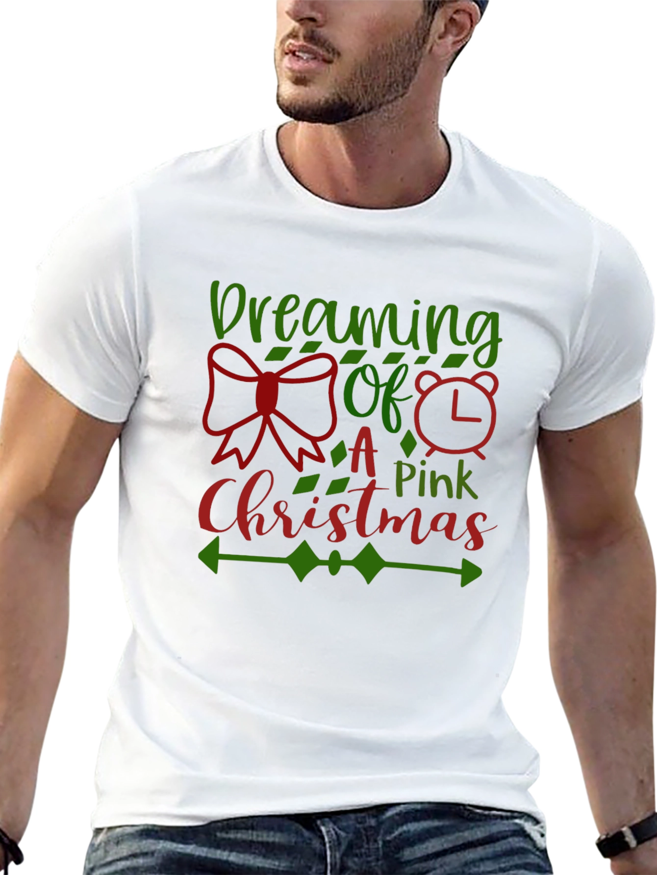 Dreaming of a Pink Christmas Graphic Tee