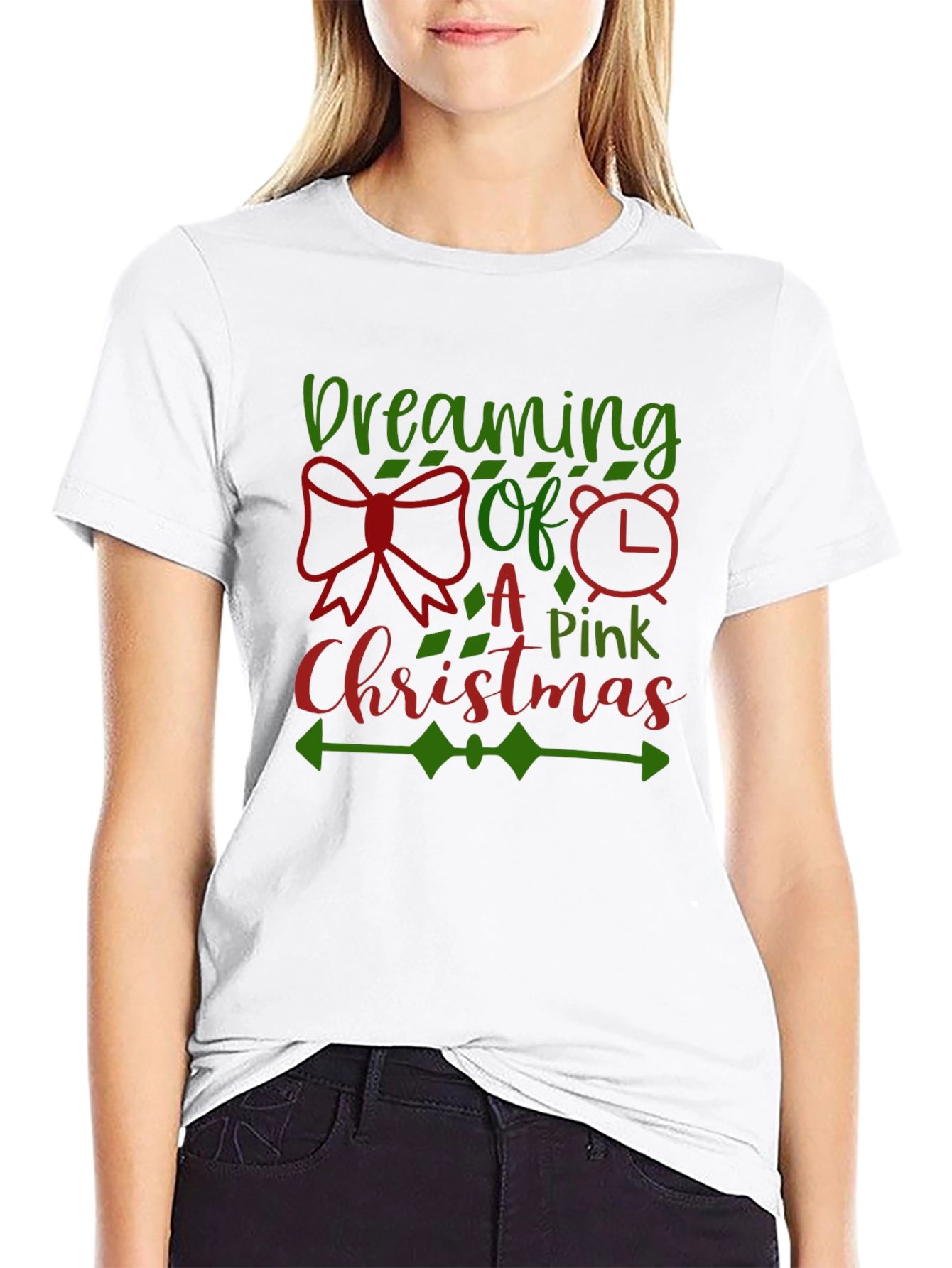 Dreaming of a Pink Christmas Graphic Tee