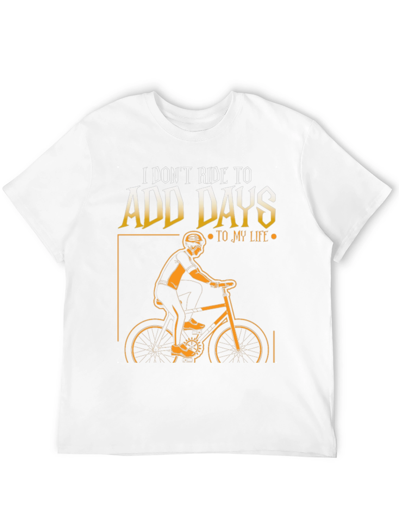 I Dont Ride T-Shirt Cycling Apparel