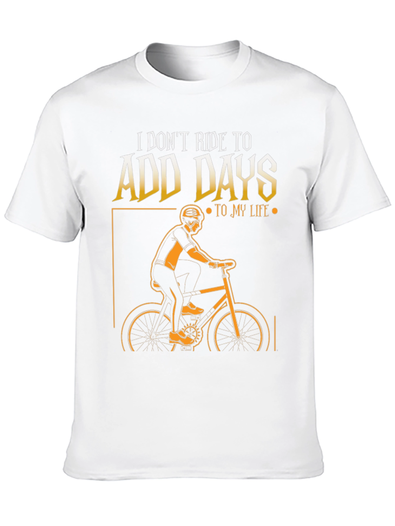 I Dont Ride T-Shirt Cycling Apparel