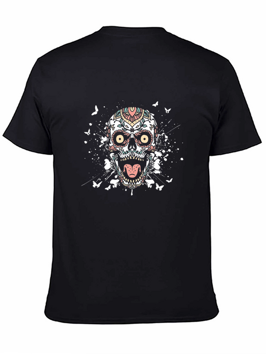 Sugar Skull T-Shirt: Day of the Dead Graphic Tee