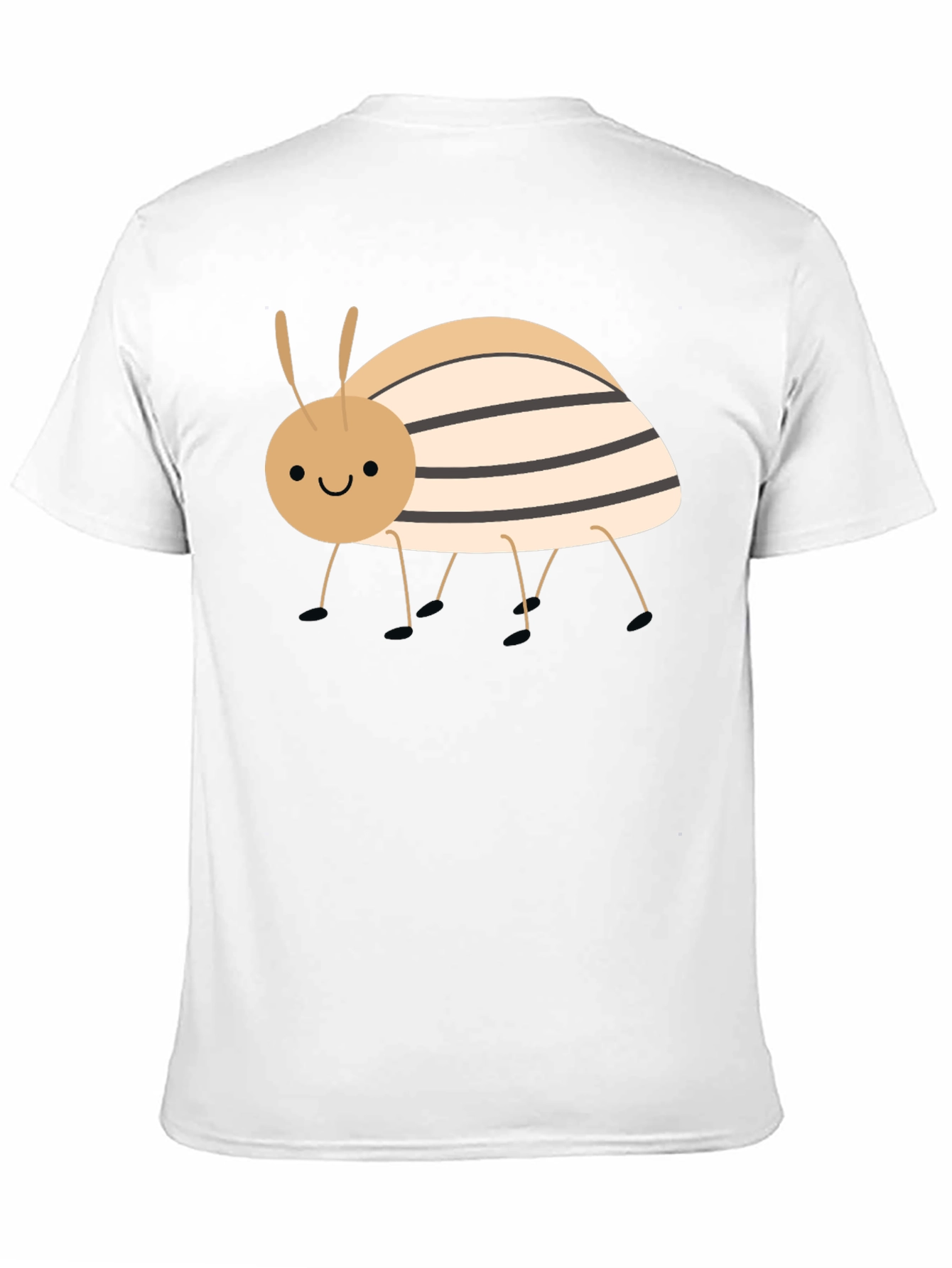 Cute Bug Graphic T-Shirt - Unisex Black Tee