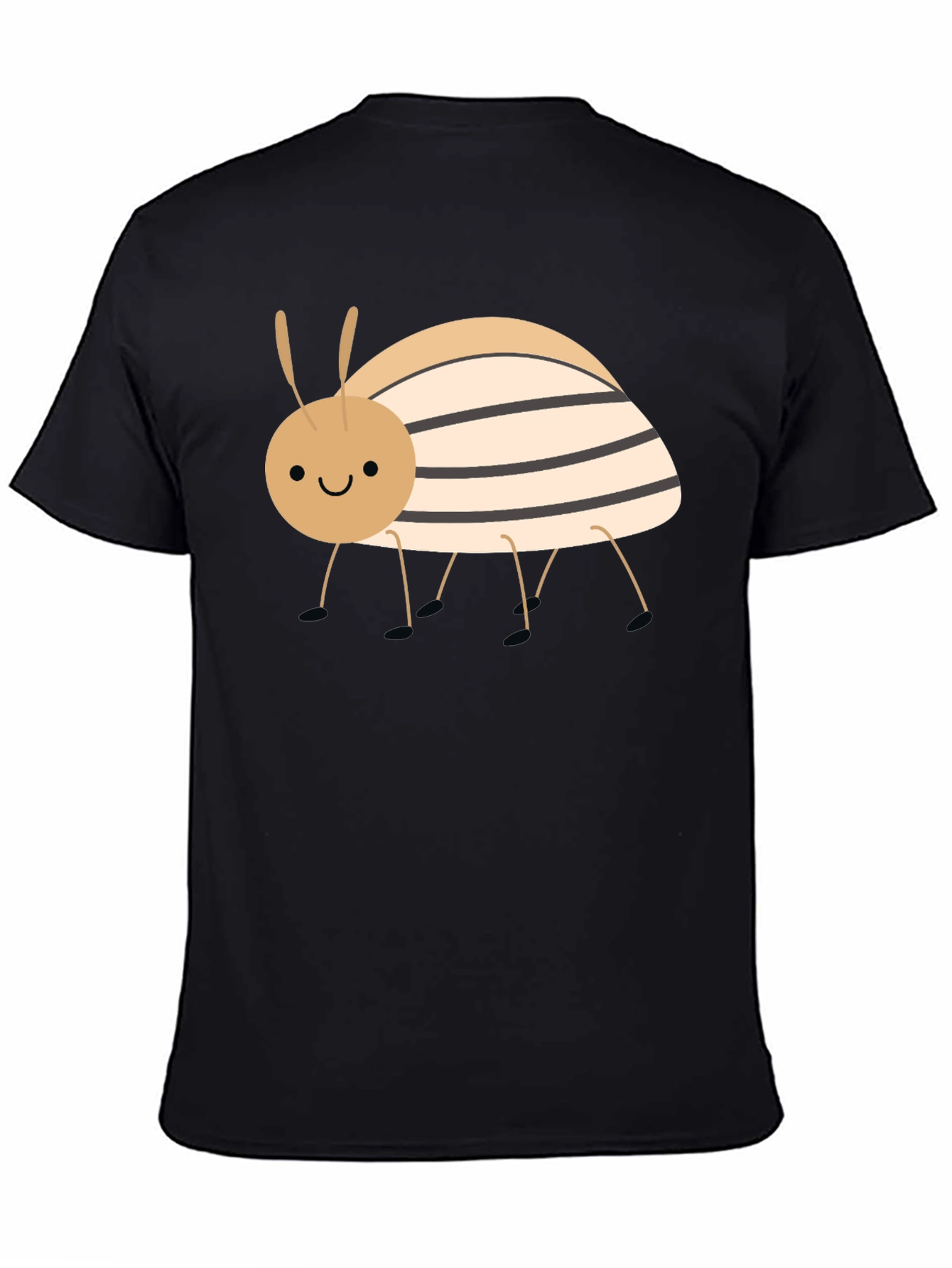 Cute Bug Graphic T-Shirt - Unisex Black Tee