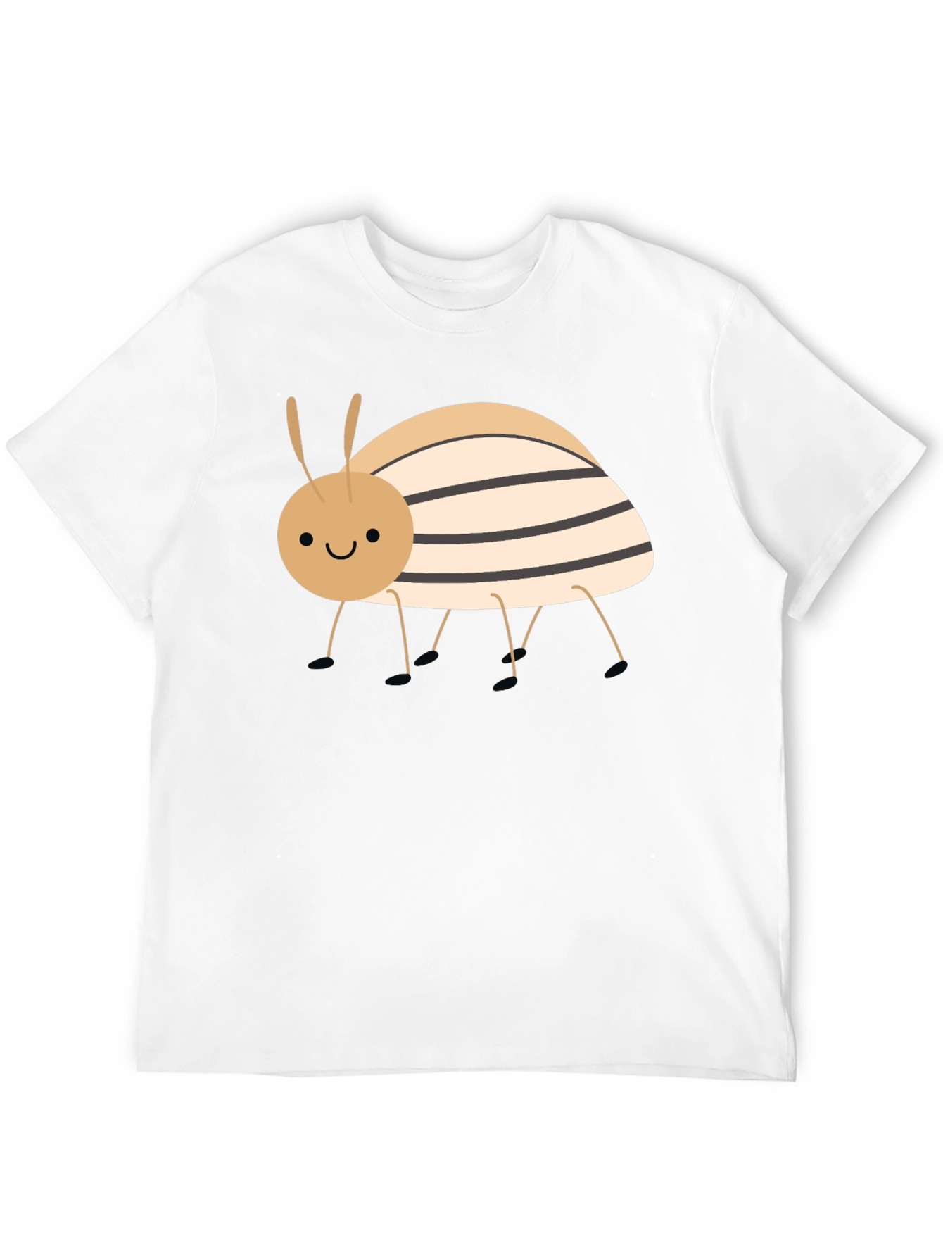 Cute Bug Graphic T-Shirt - Unisex Black Tee