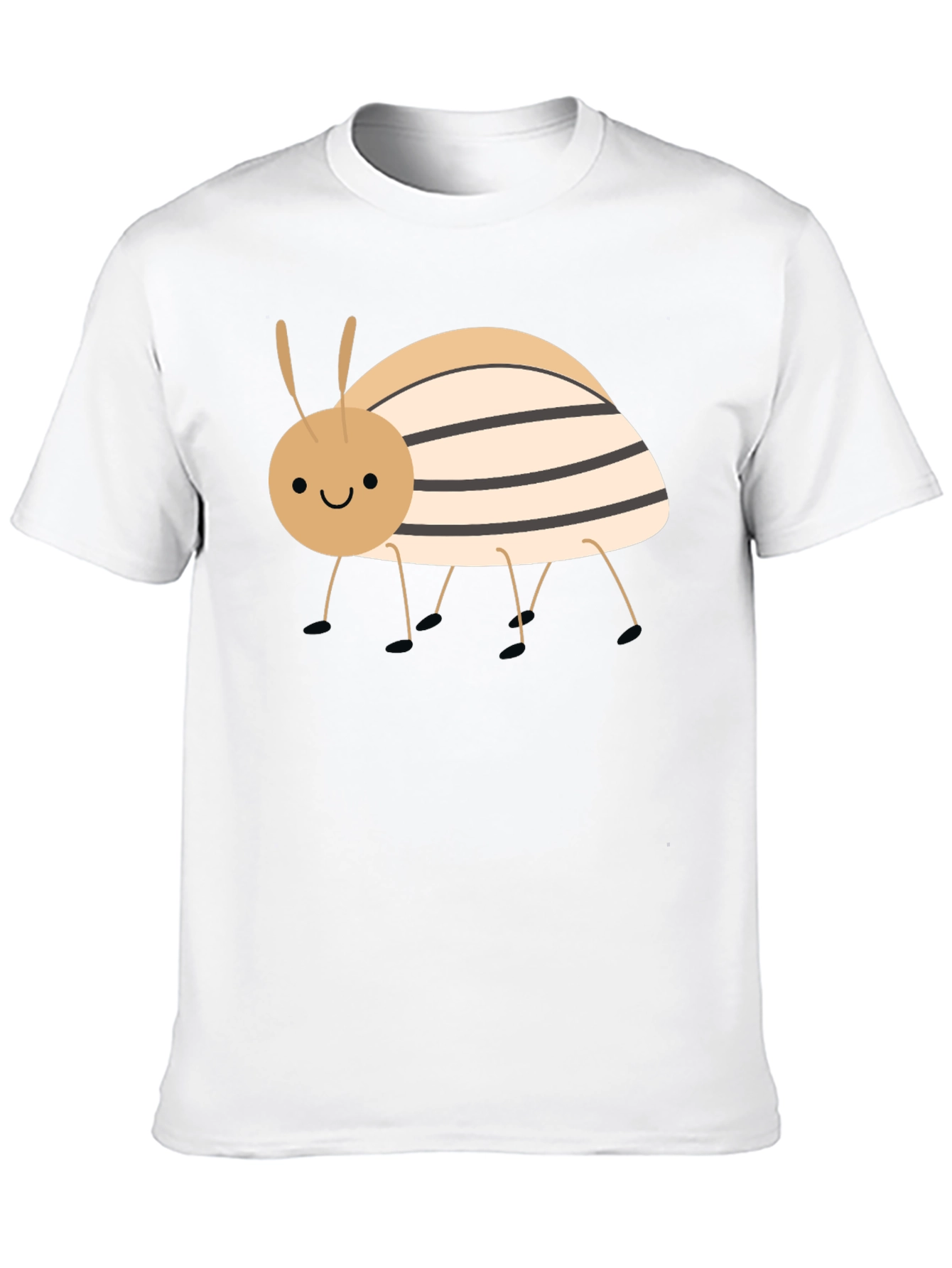 Cute Bug Graphic T-Shirt - Unisex Black Tee