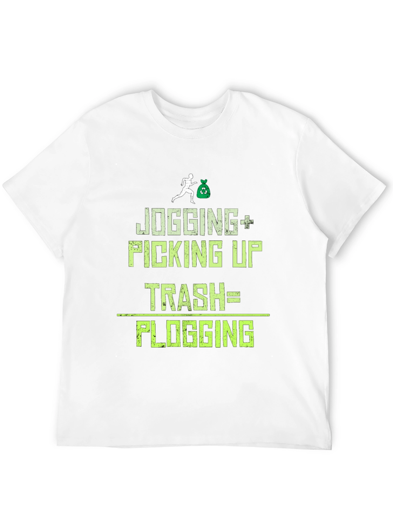 Plogging T-Shirt: Jogging Plus Picking Up Trash